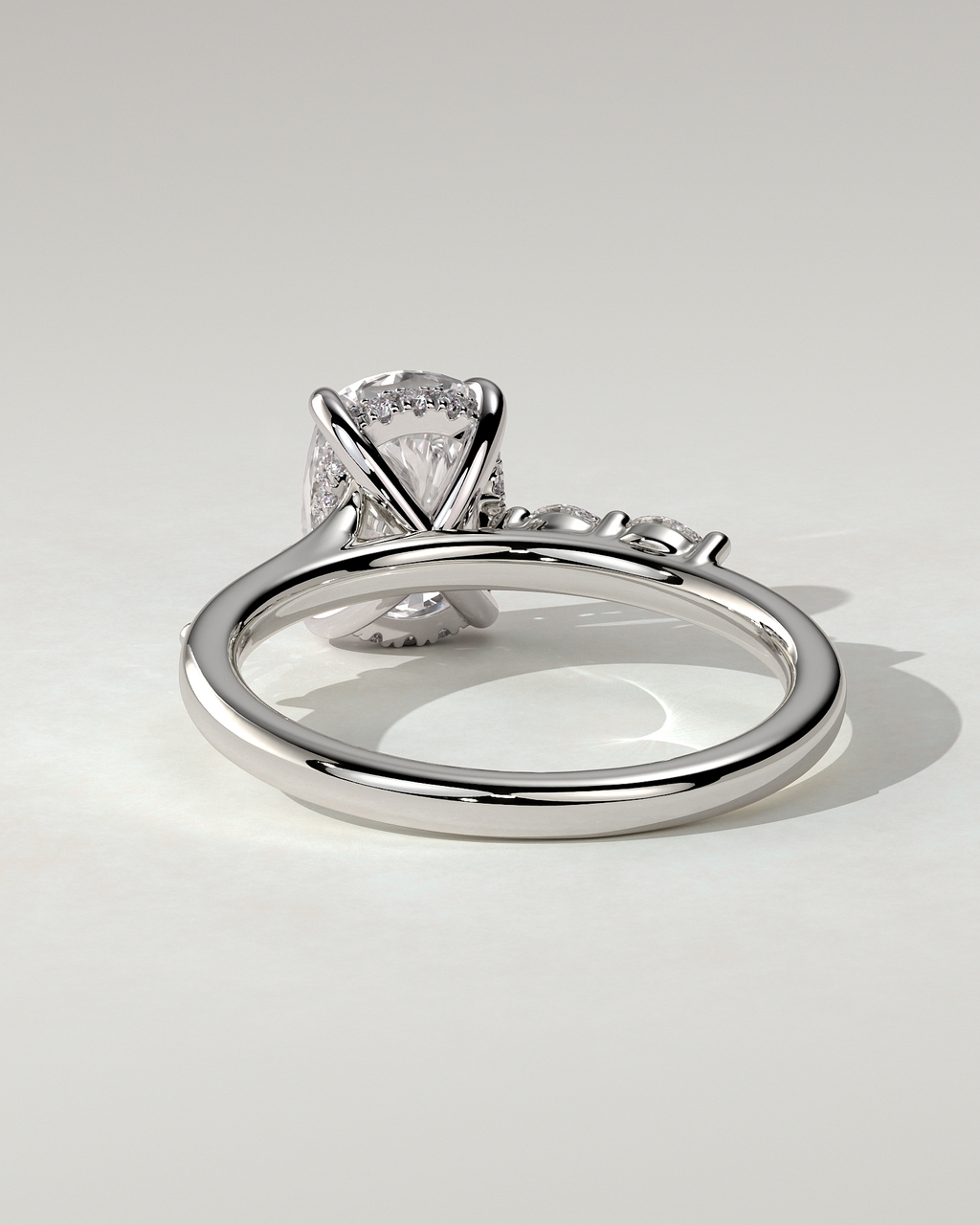 Elle Solitaire Cushion Ring