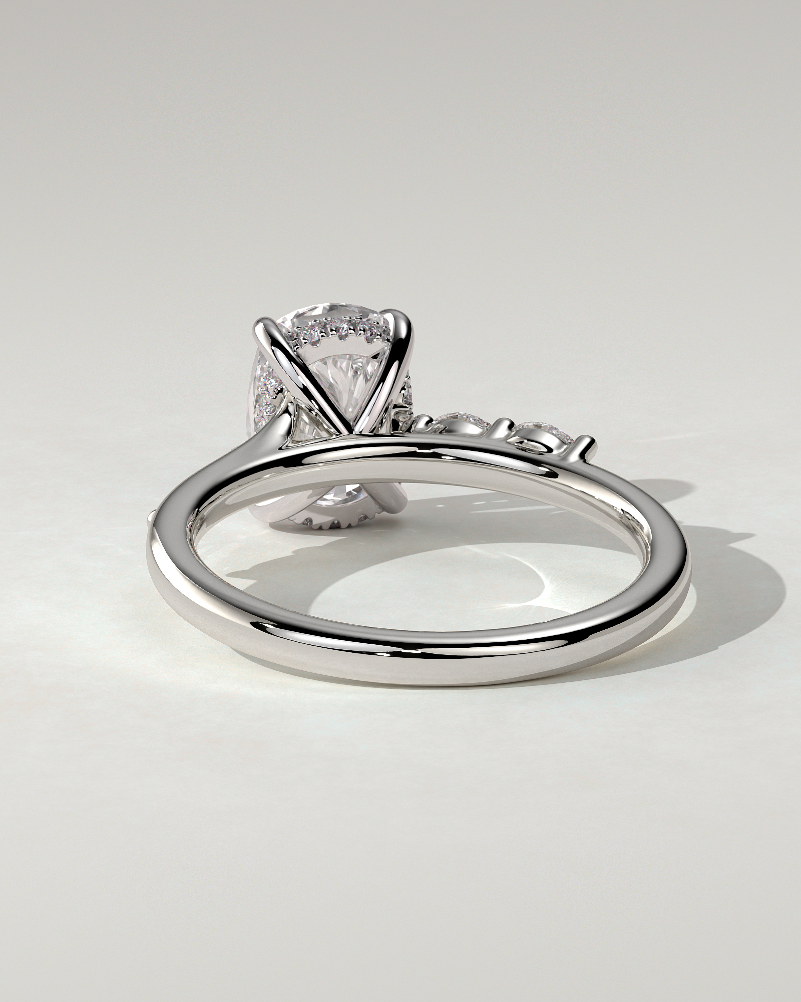 Elle Solitaire Cushion Ring