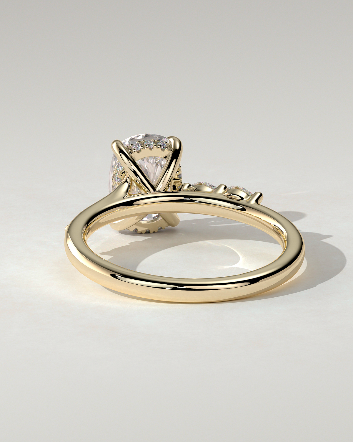 Elle Solitaire Cushion Ring