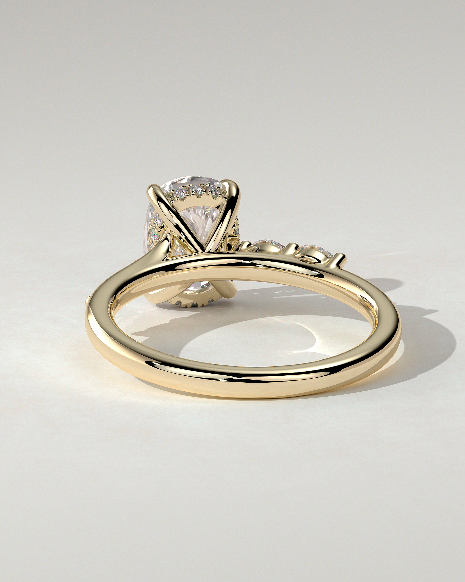 Elle Solitaire Cushion Ring