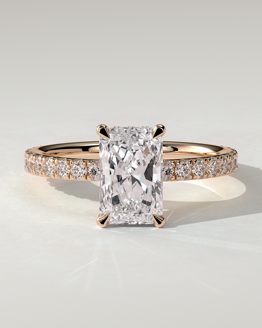 Ellie Solitaire Radiant Ring