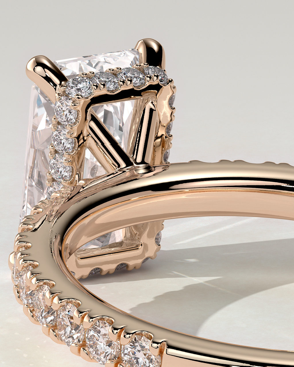 Ellie Solitaire Radiant Ring