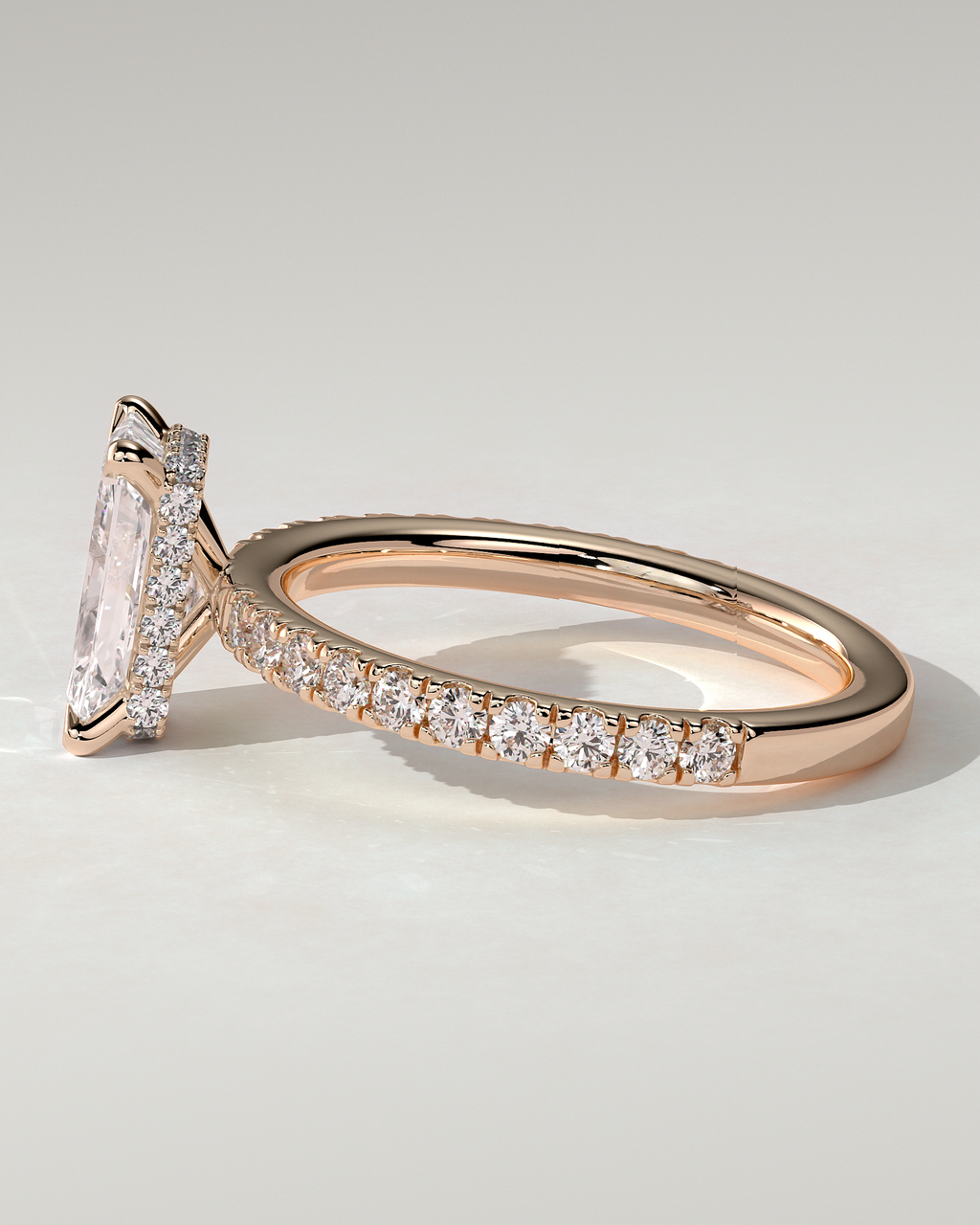Ellie Solitaire Radiant Ring