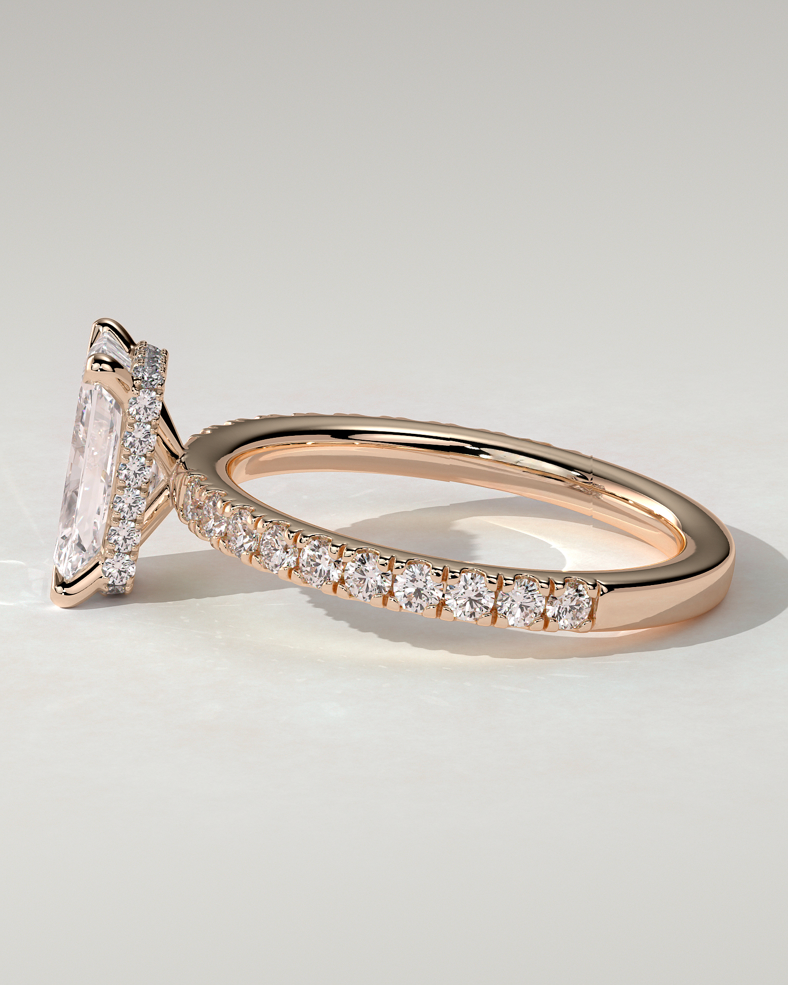 Ellie Solitaire Radiant Ring