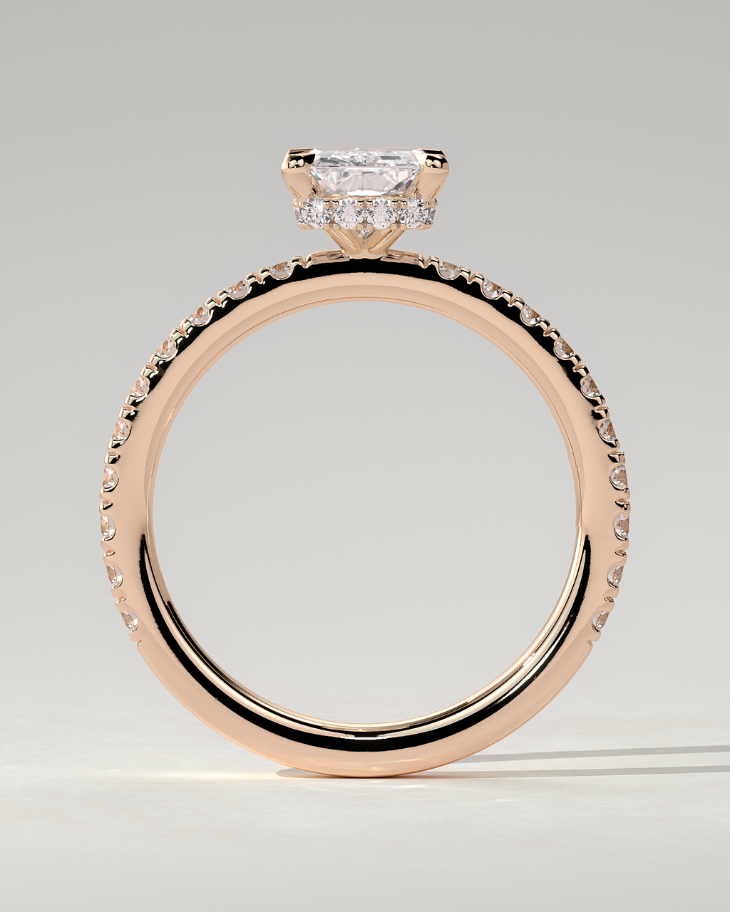 Ellie Solitaire Radiant Ring