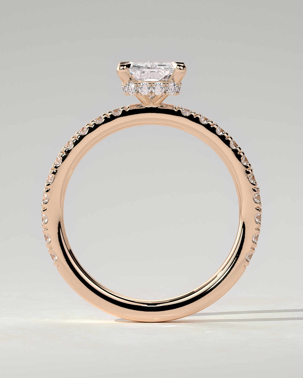 Ellie Solitaire Radiant Ring