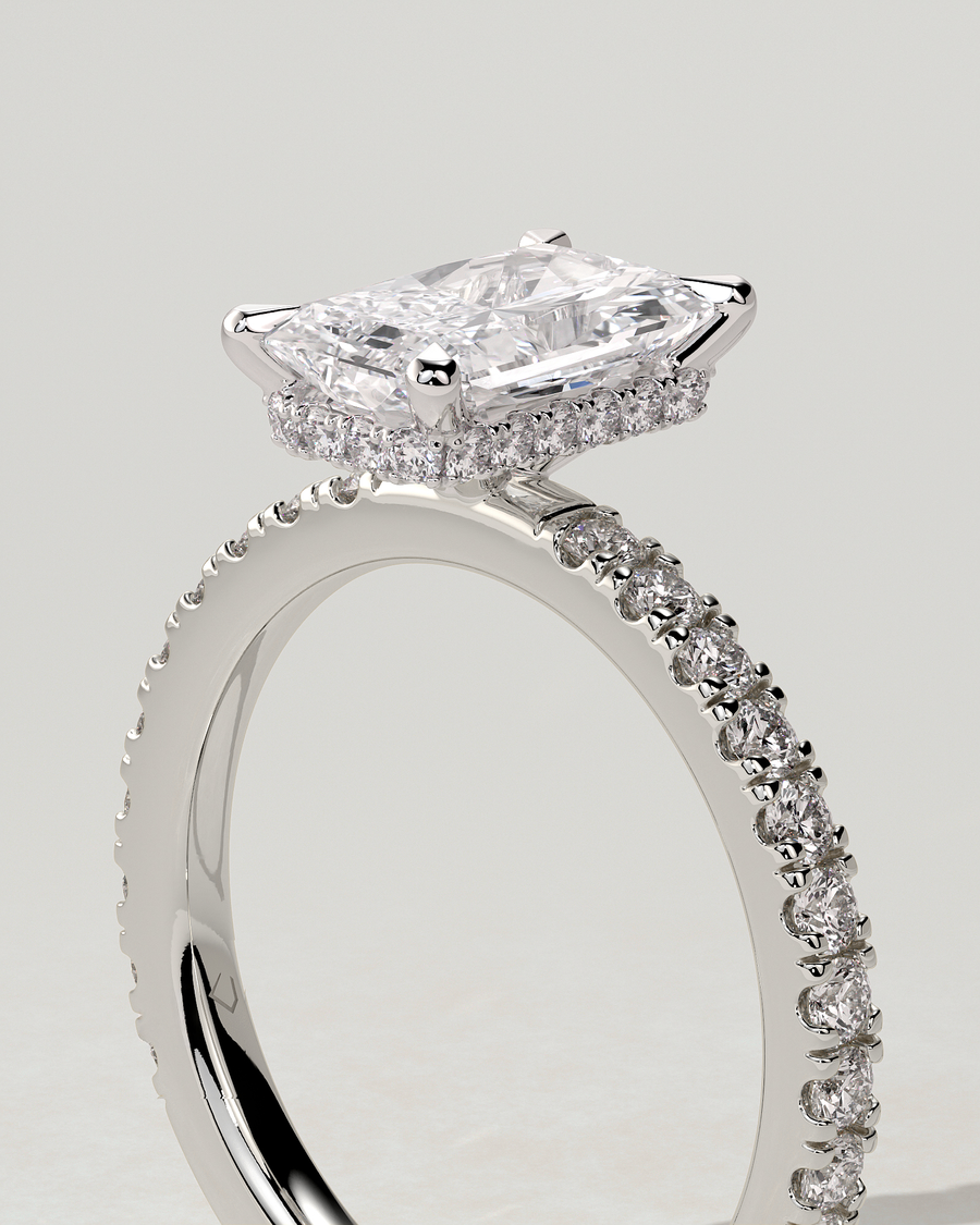 Ellie Solitaire Radiant Ring
