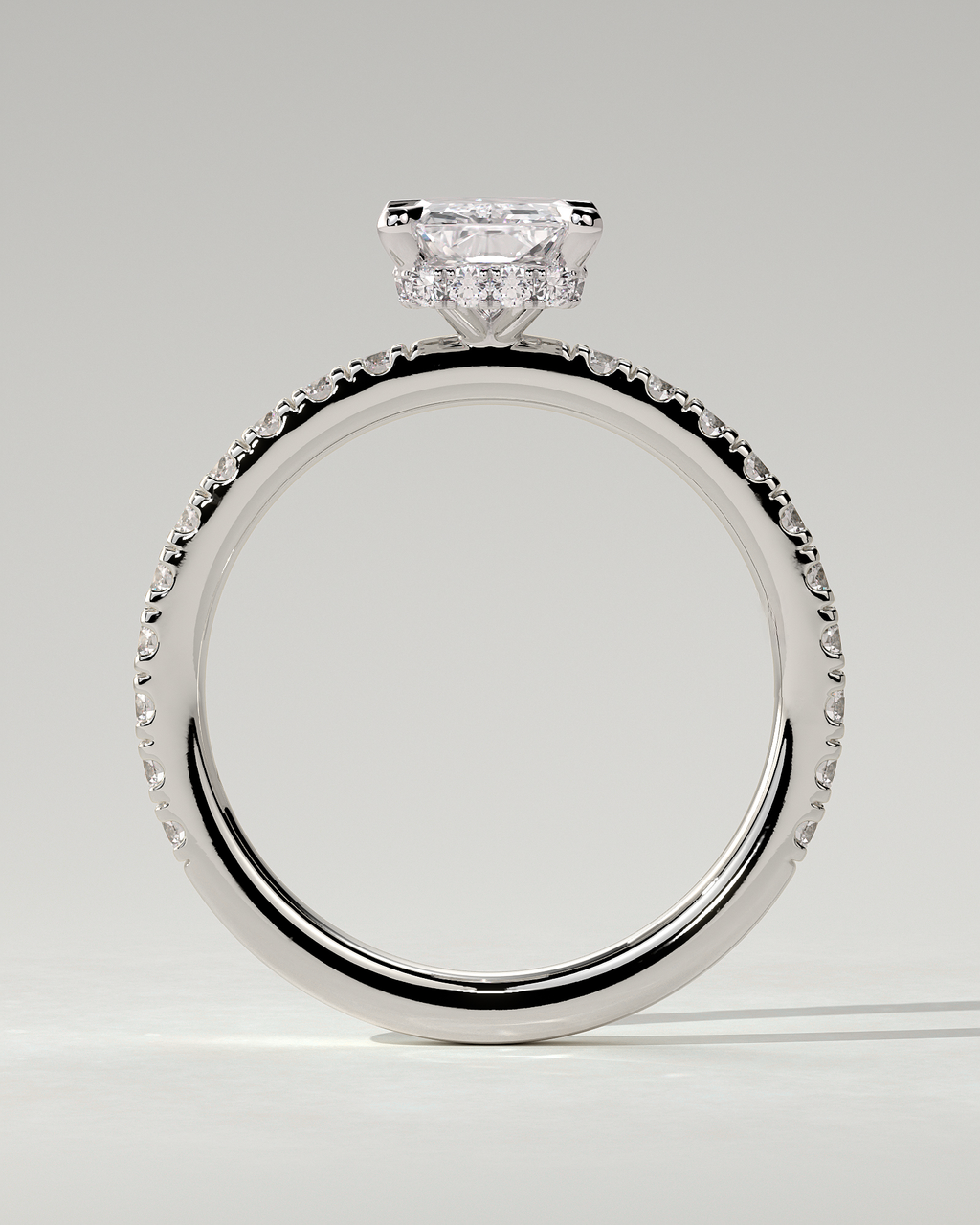 Ellie Solitaire Radiant Ring