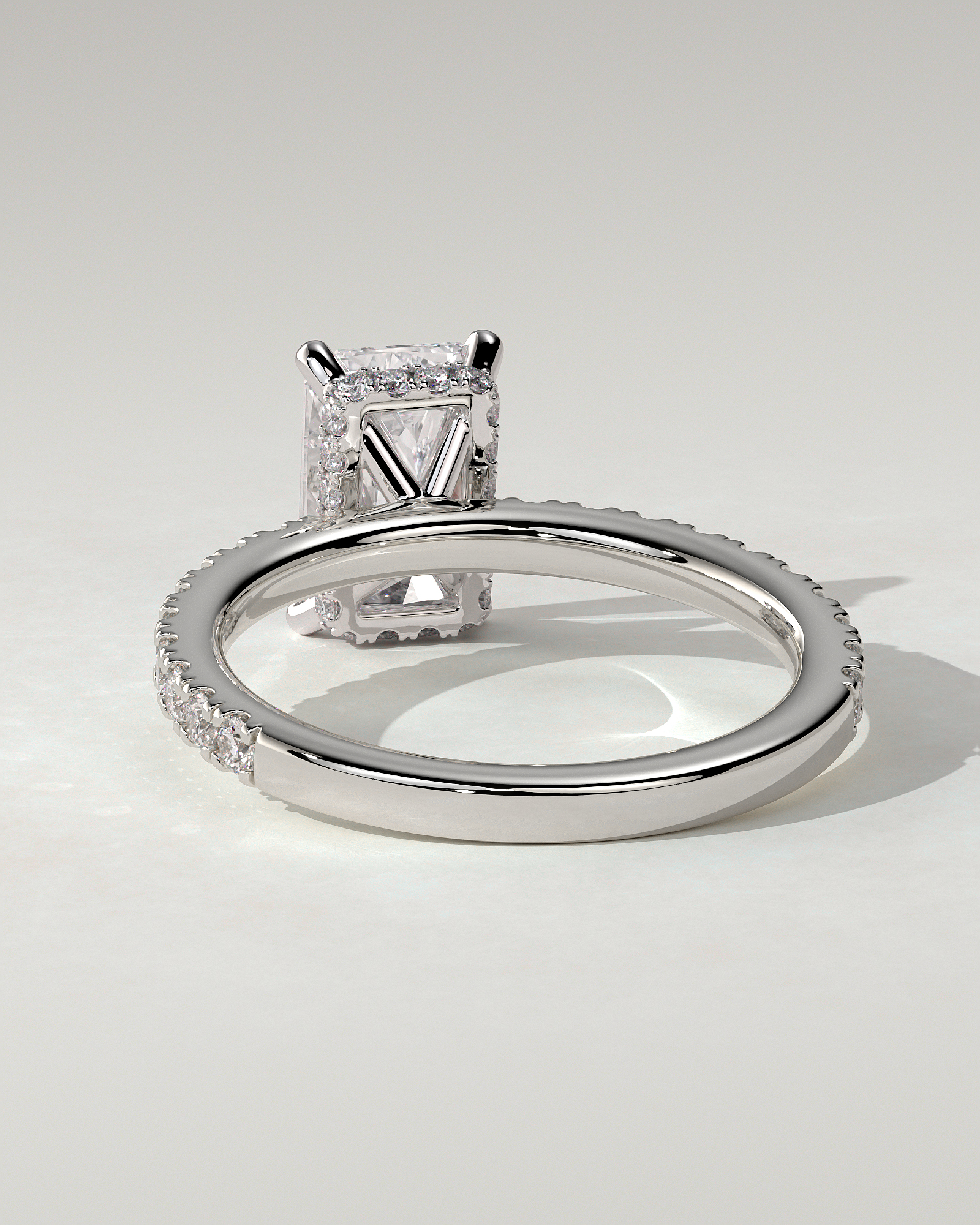 Ellie Solitaire Radiant Ring