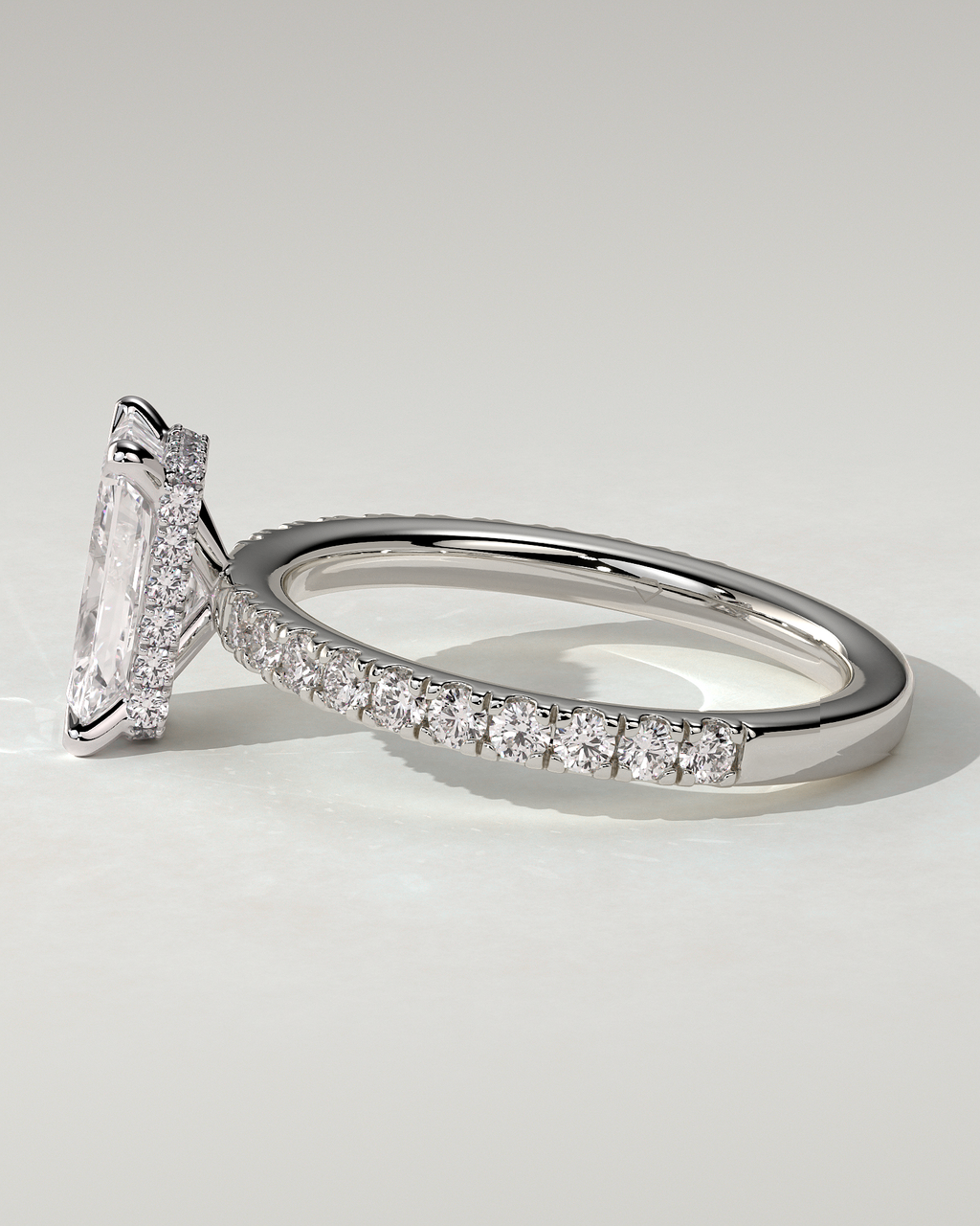 Ellie Solitaire Radiant Ring
