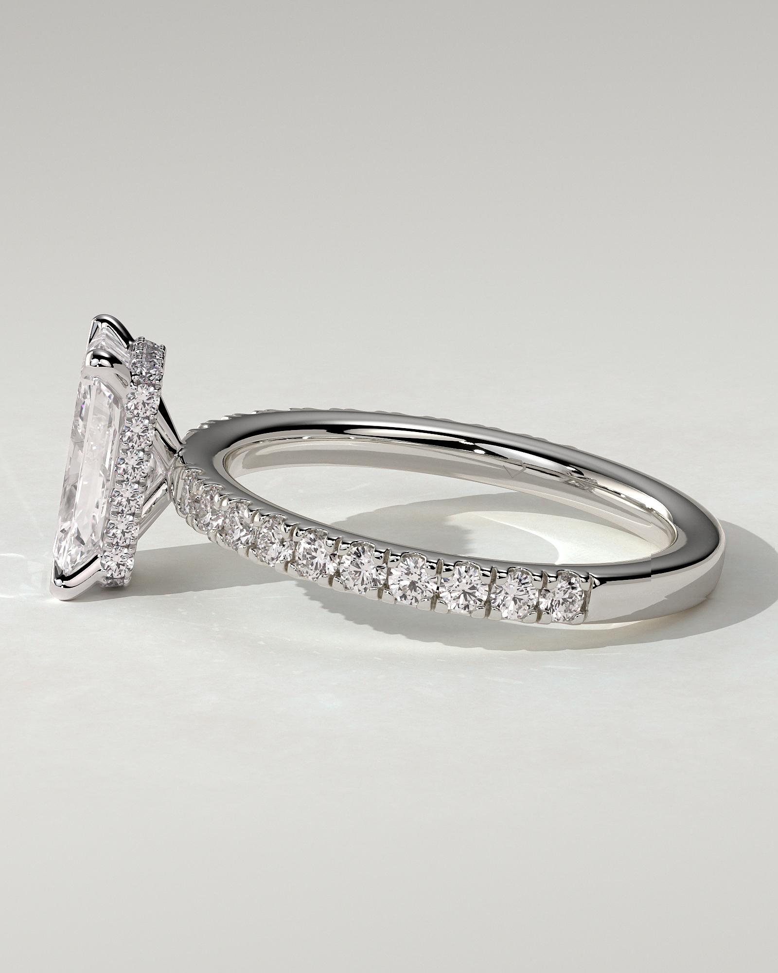 Ellie Solitaire Radiant Ring