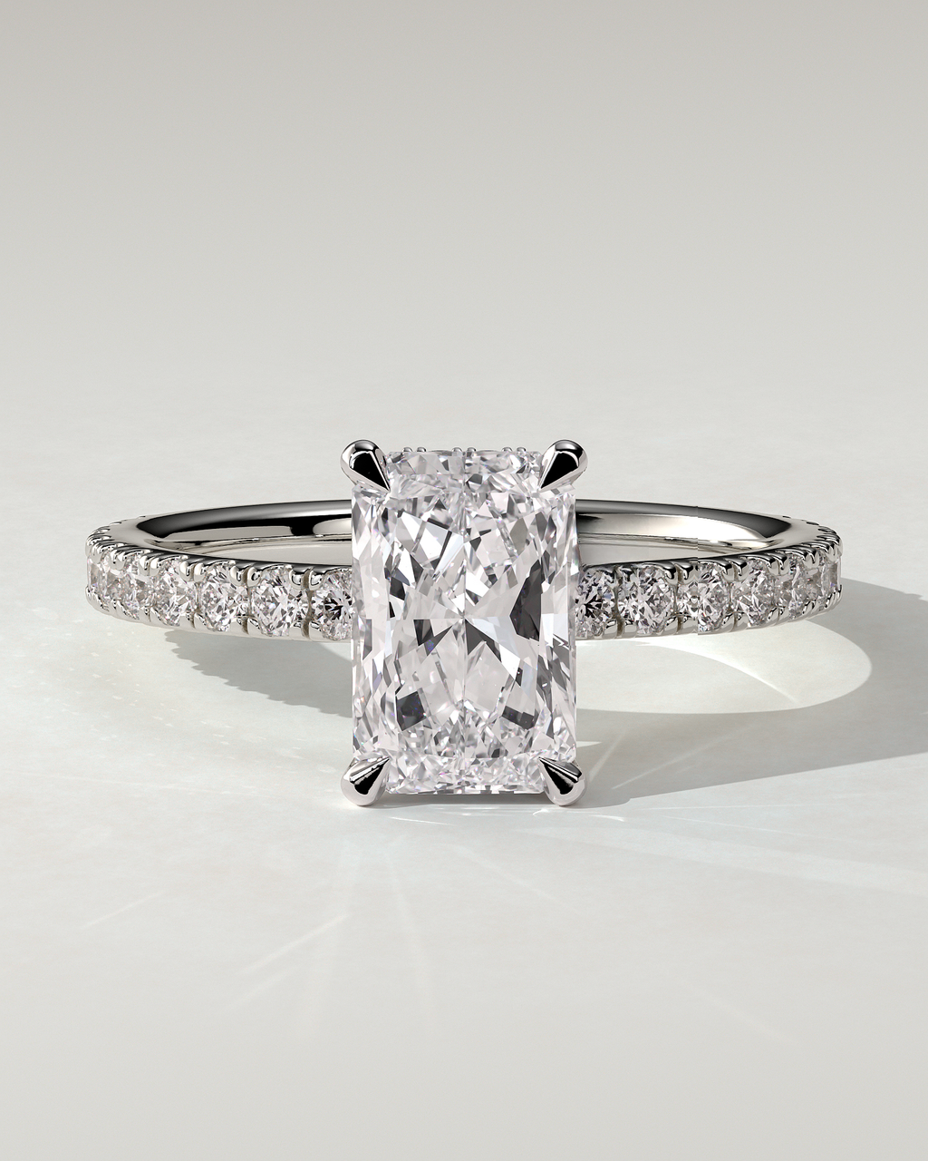 Ellie Solitaire Radiant Ring