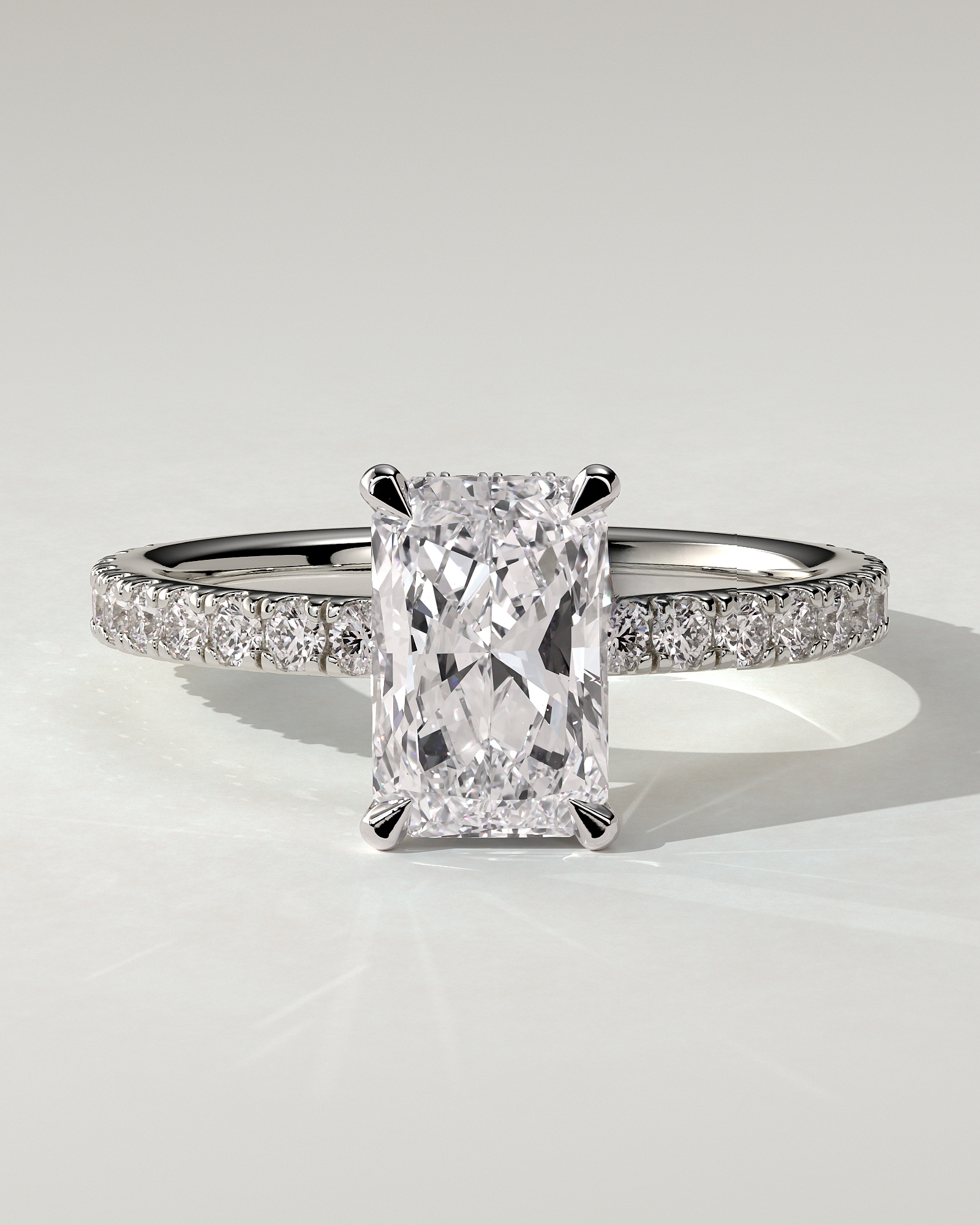 Ellie Solitaire Radiant Ring