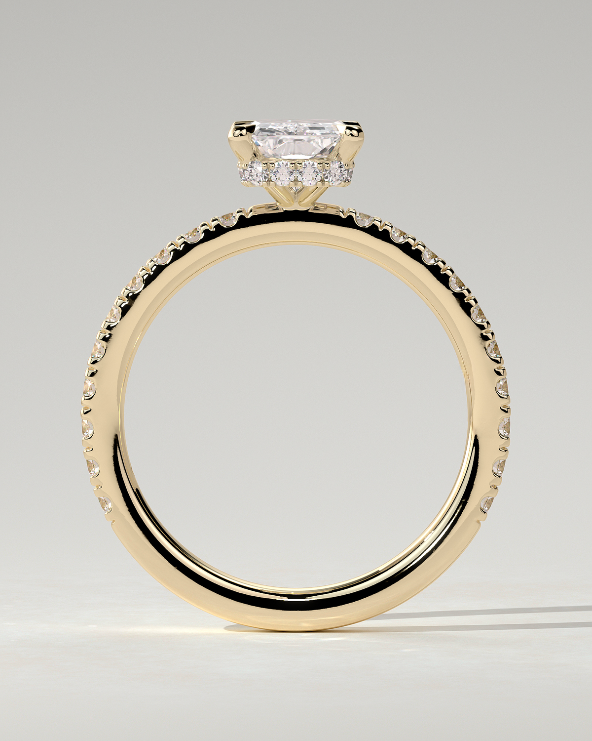 Ellie Solitaire Radiant Ring
