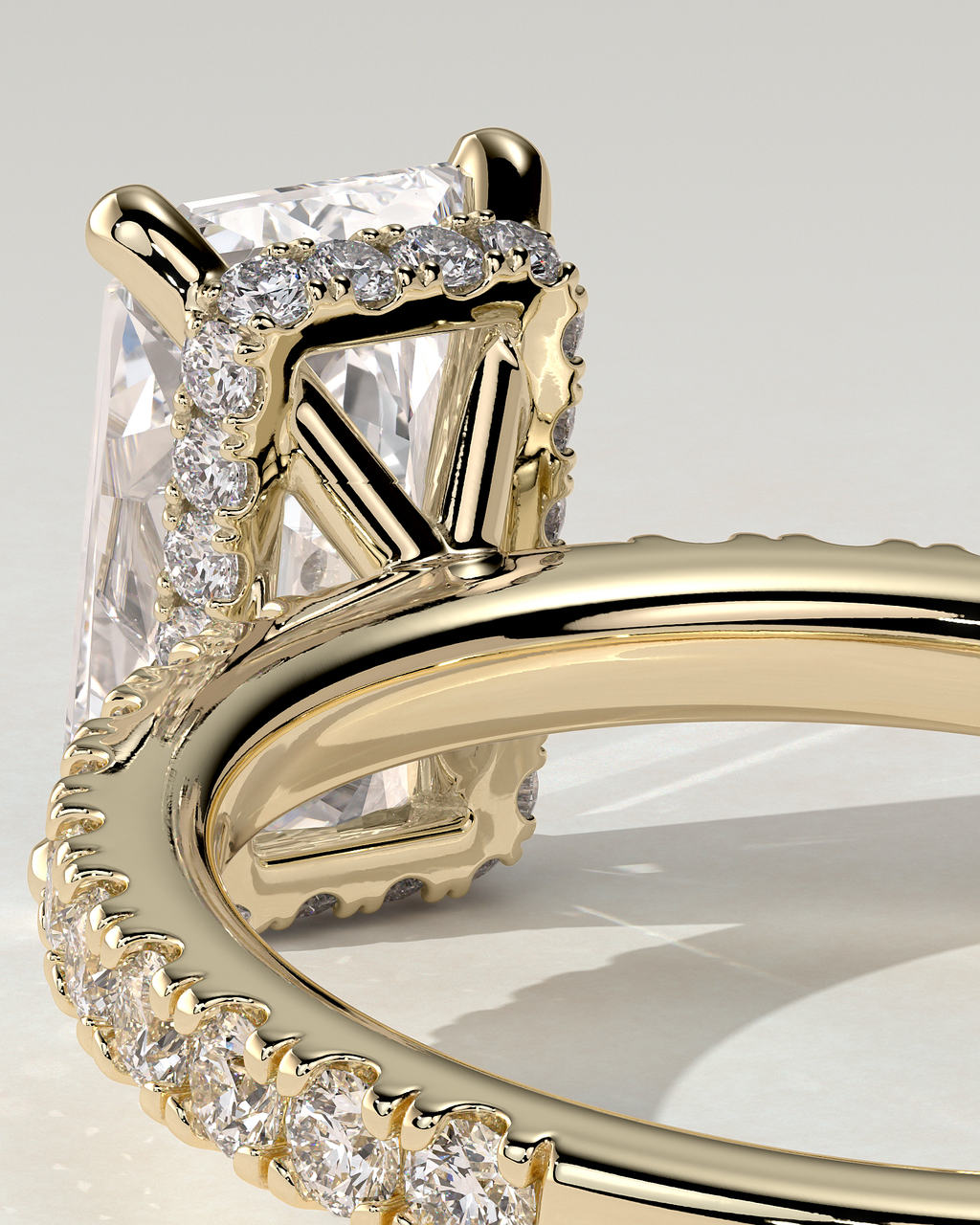 Ellie Solitaire Radiant Ring
