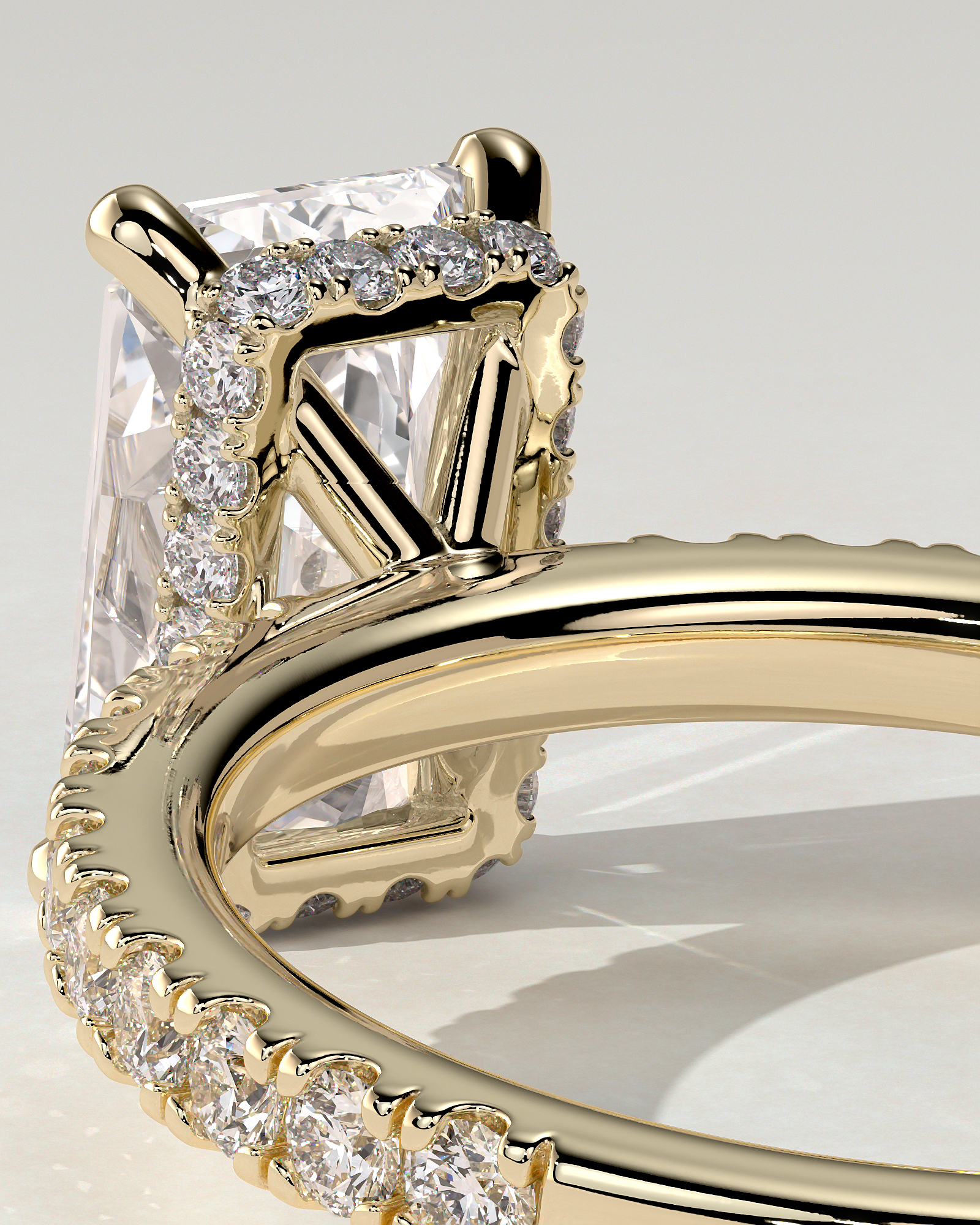 Ellie Solitaire Radiant Ring