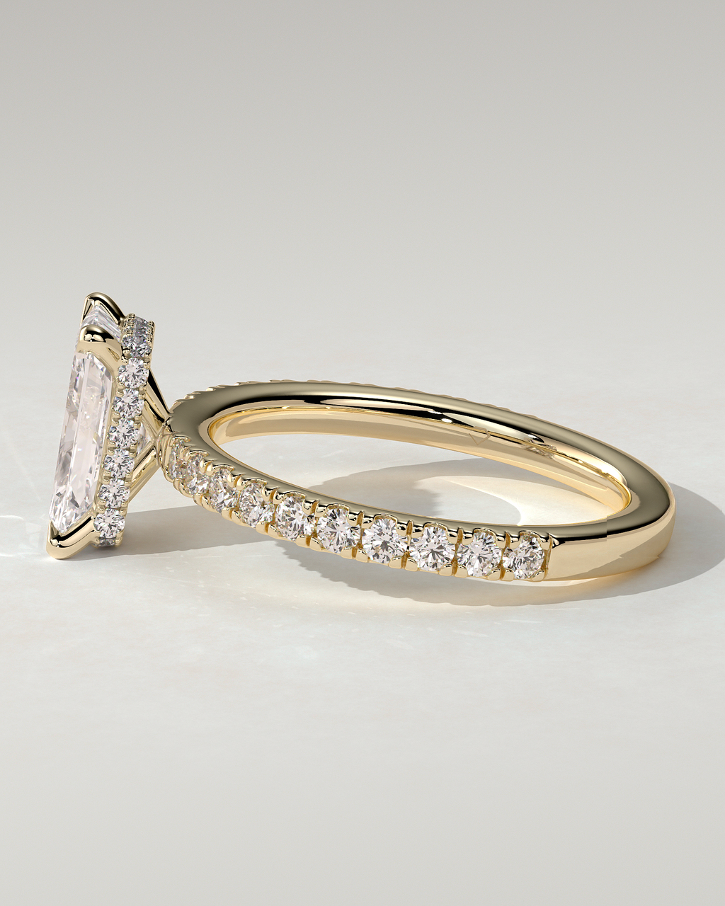 Ellie Solitaire Radiant Ring