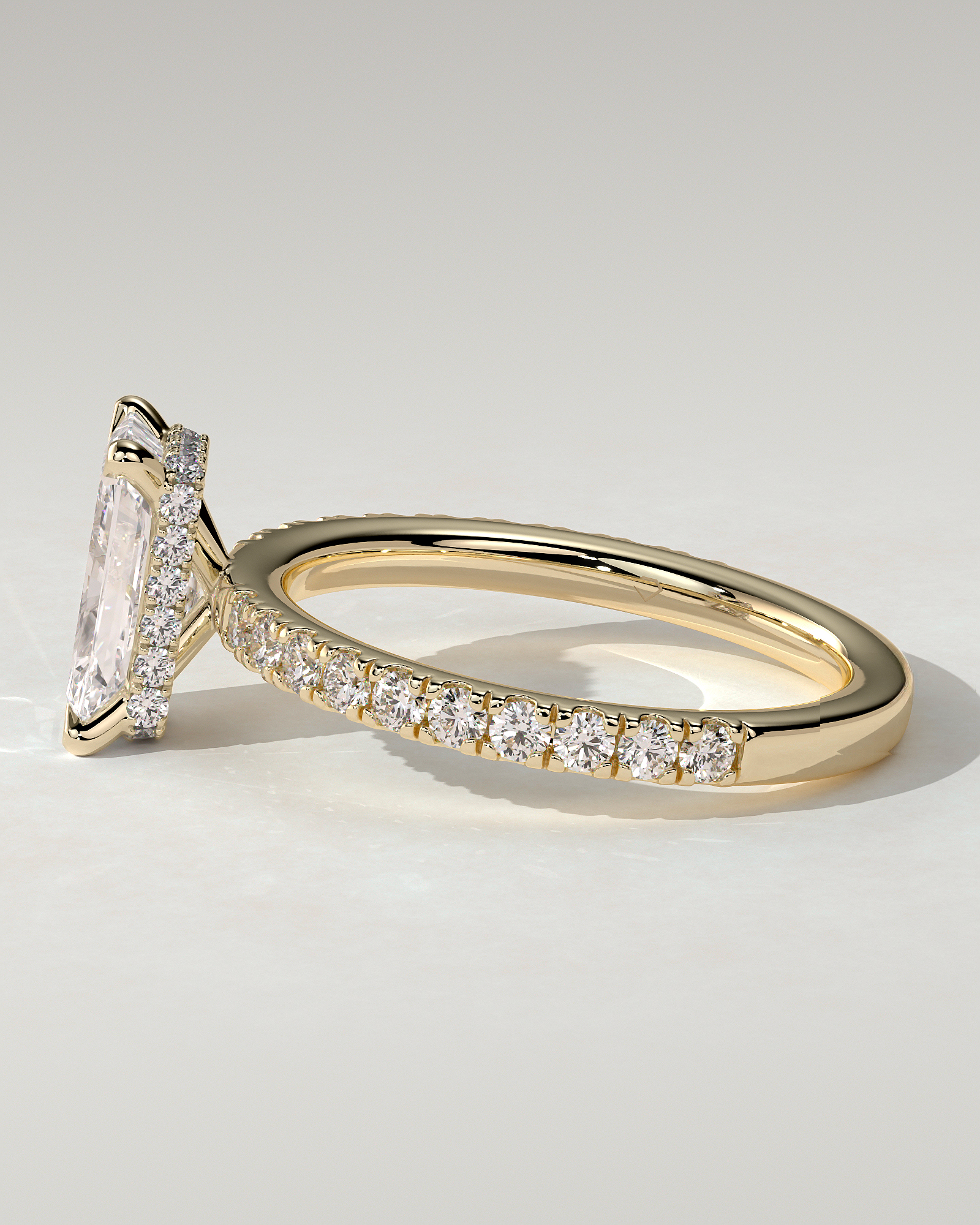 Ellie Solitaire Radiant Ring