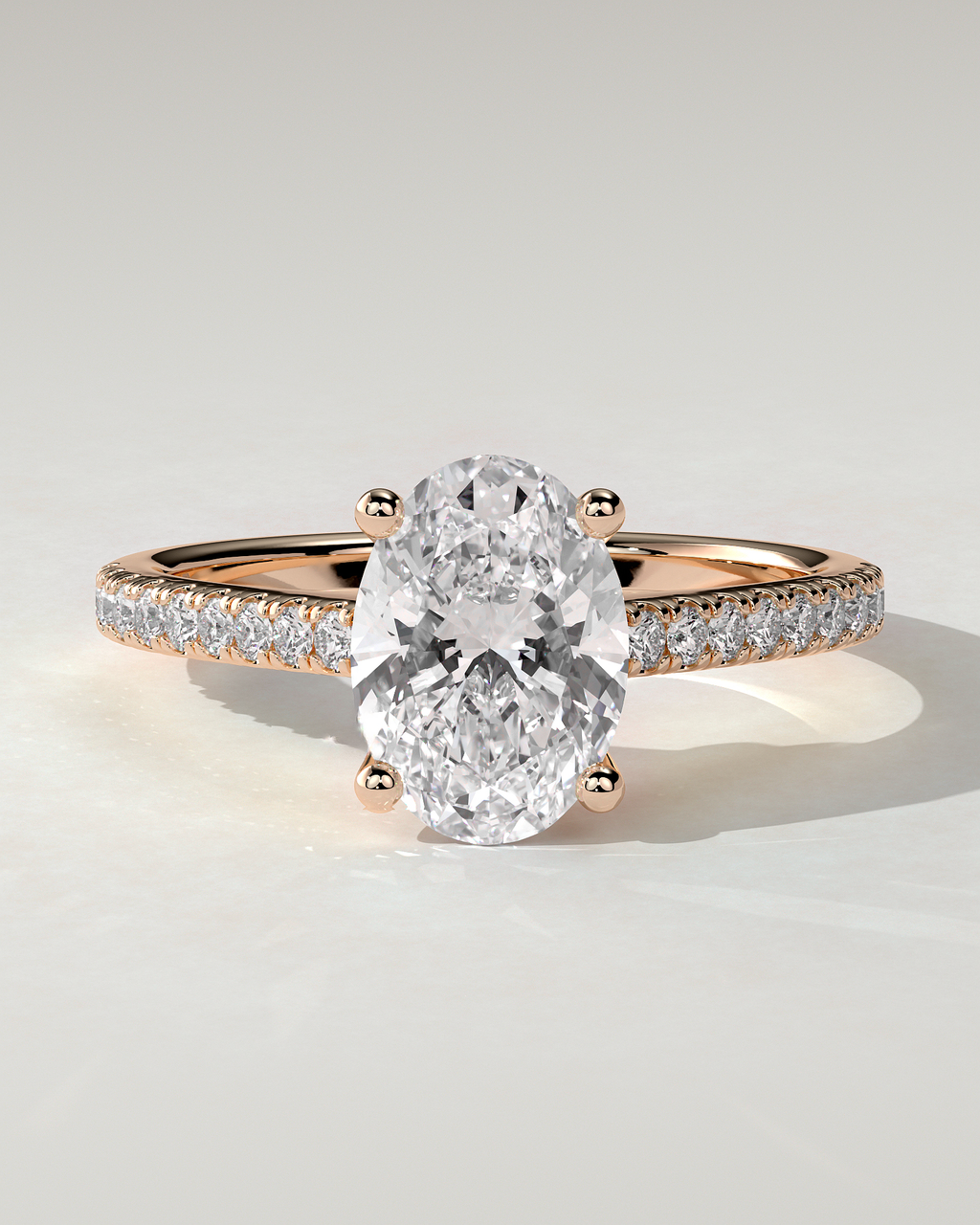 Eloise Solitaire Oval Ring