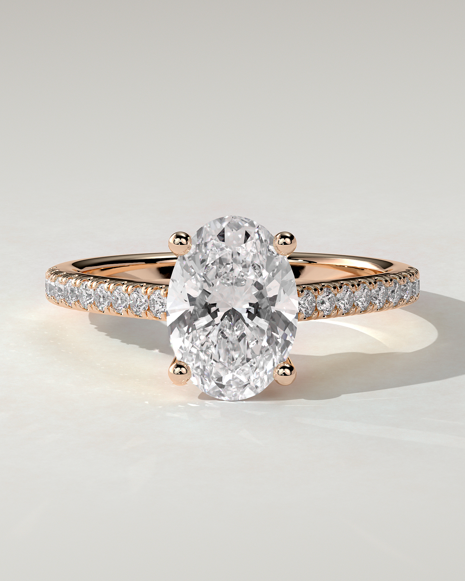 Eloise Solitaire Oval Ring