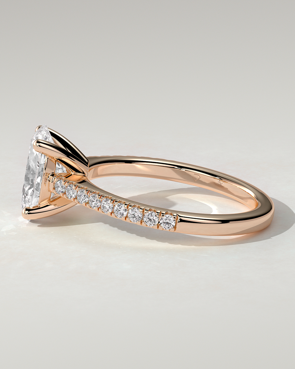 Eloise Solitaire Oval Ring