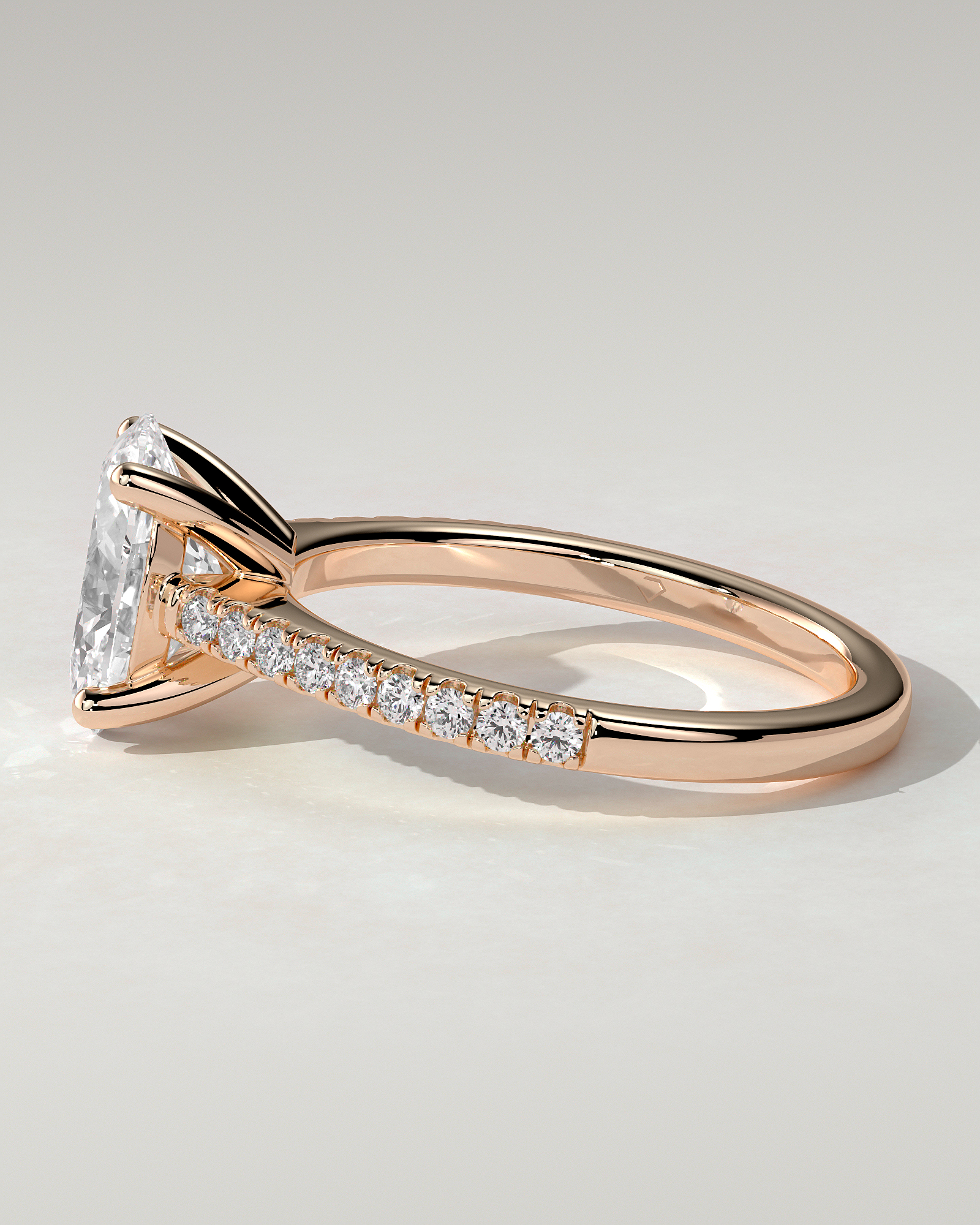 Eloise Solitaire Oval Ring