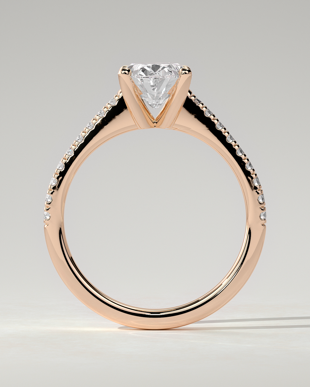 Eloise Solitaire Oval Ring