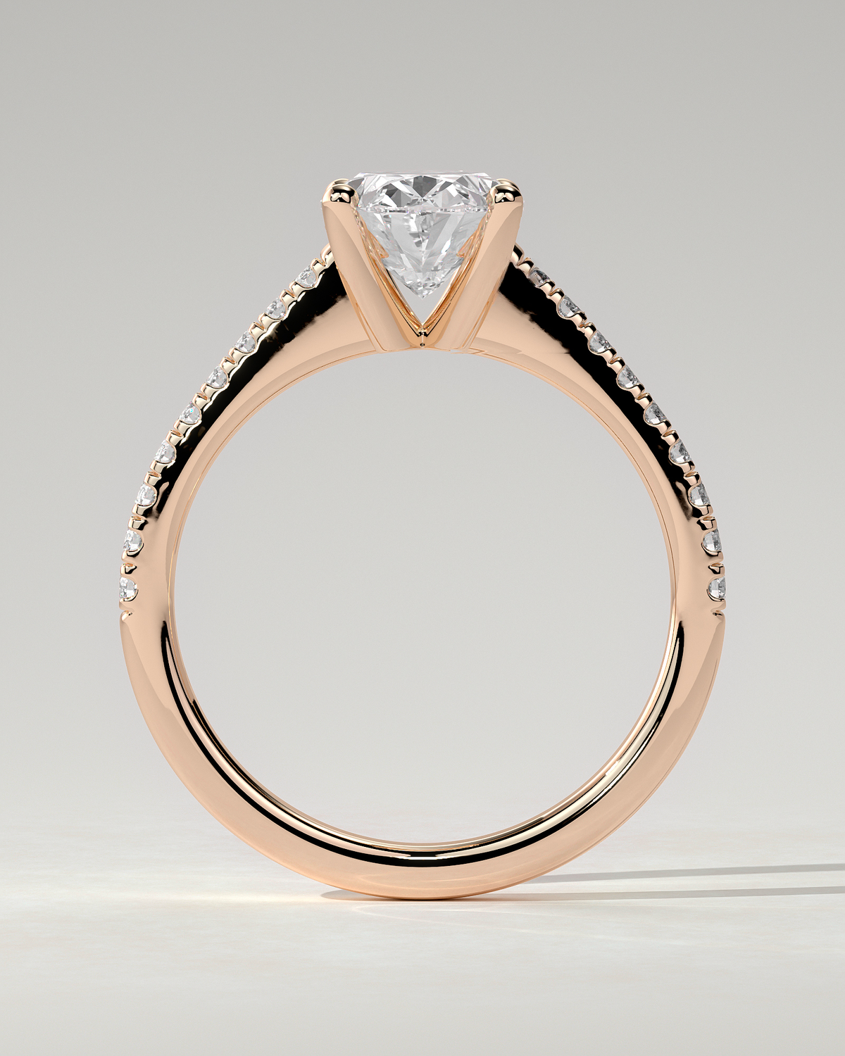 Eloise Solitaire Oval Ring