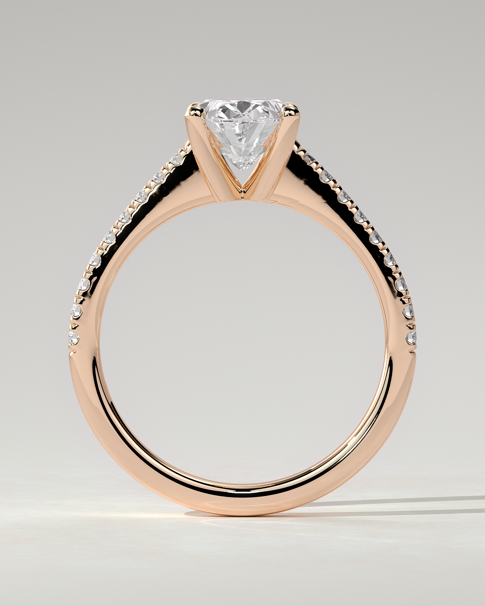 Eloise Solitaire Oval Ring