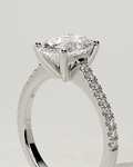 Eloise Solitaire Oval Ring