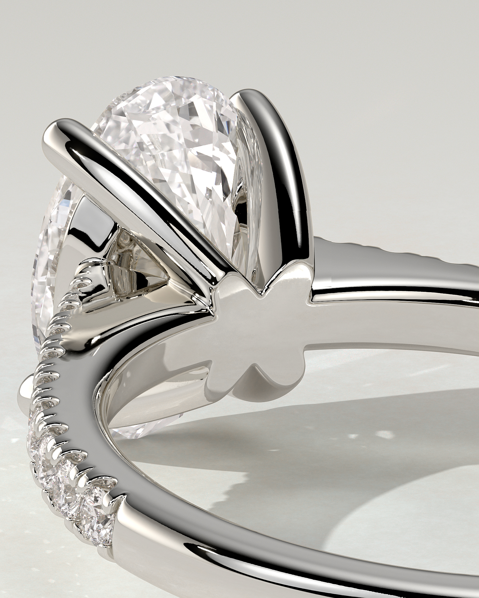Eloise Solitaire Oval Ring