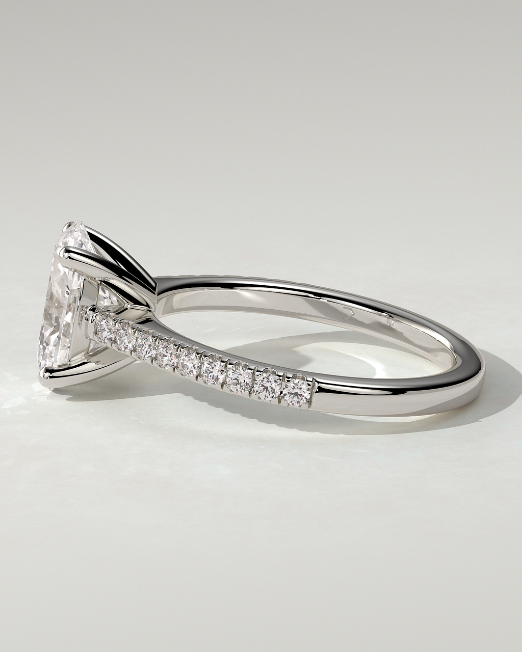 Eloise Solitaire Oval Ring