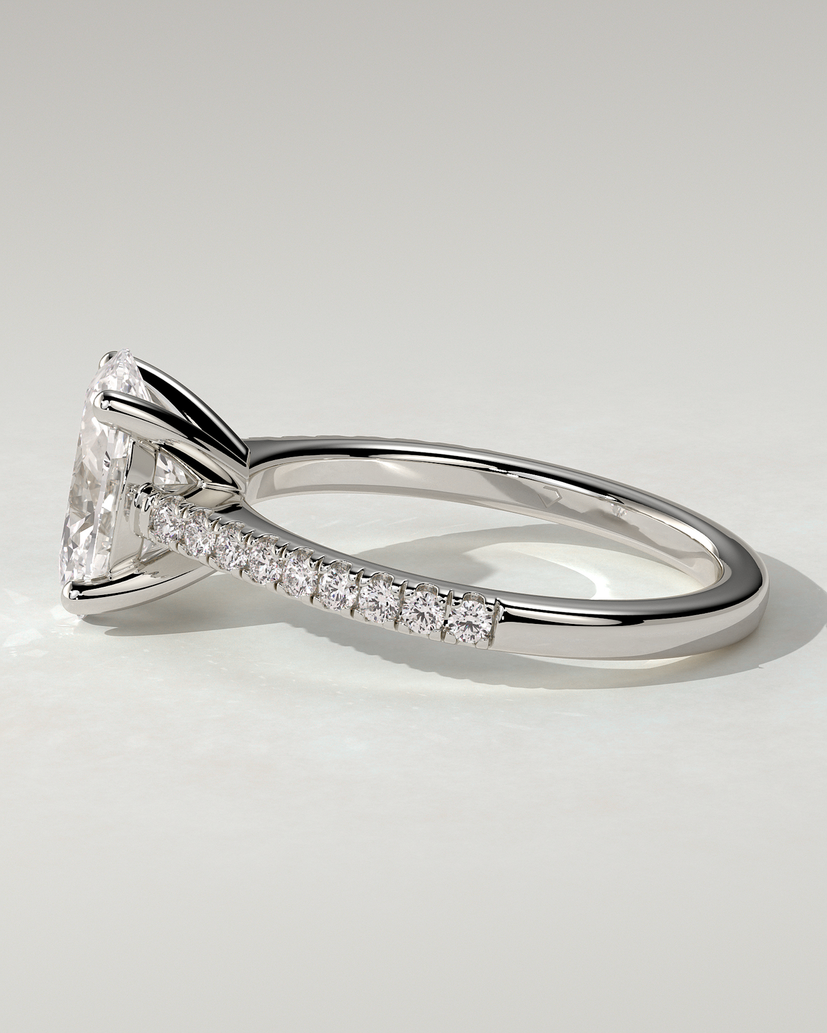 Eloise Solitaire Oval Ring