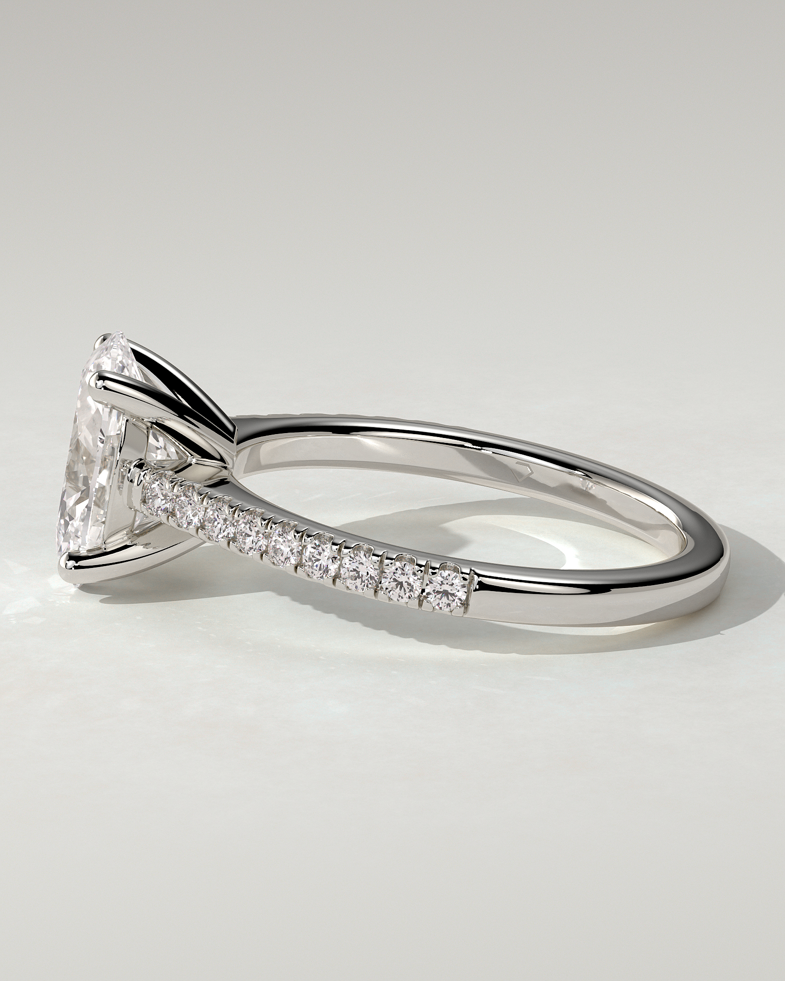 Eloise Solitaire Oval Ring