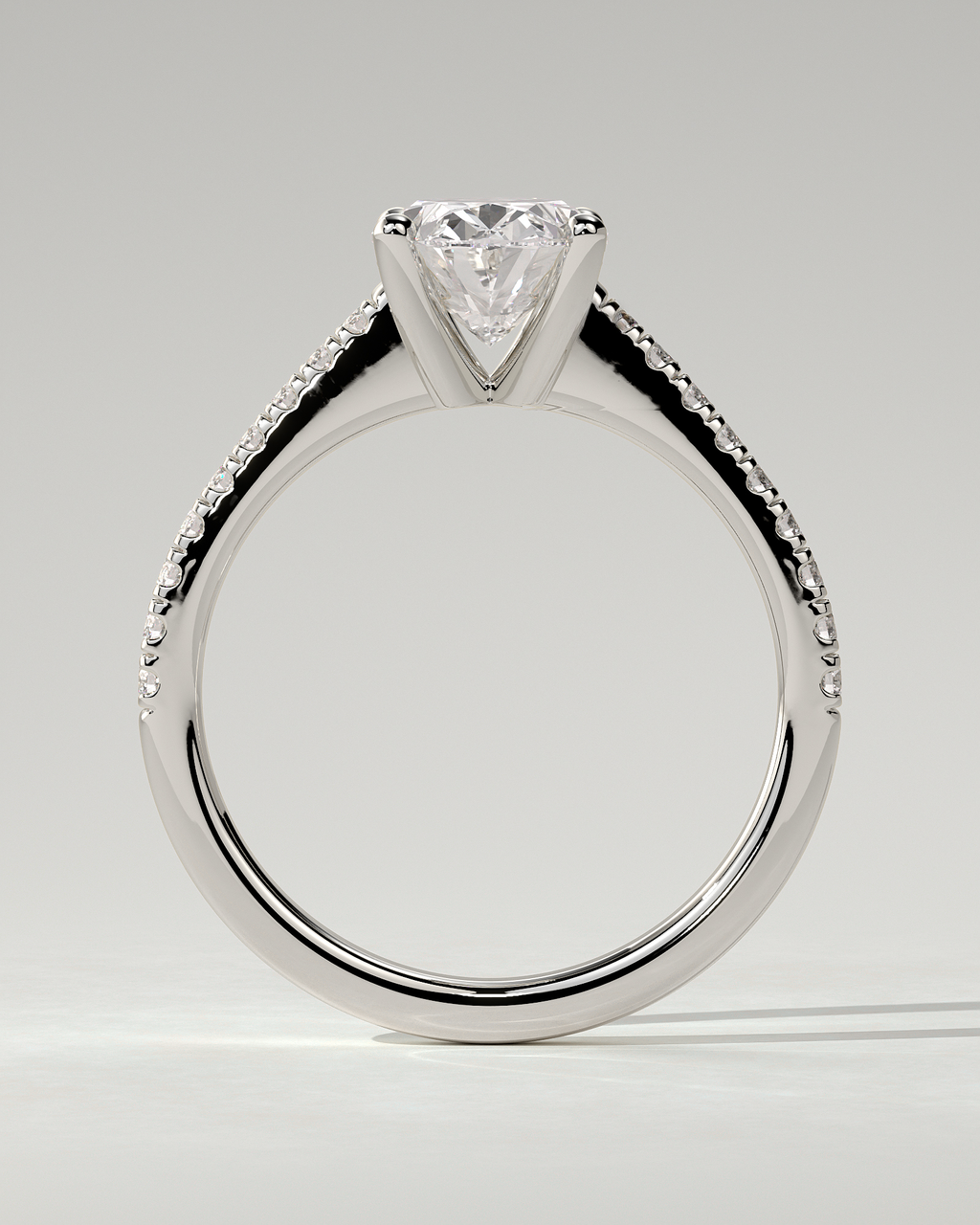 Eloise Solitaire Oval Ring