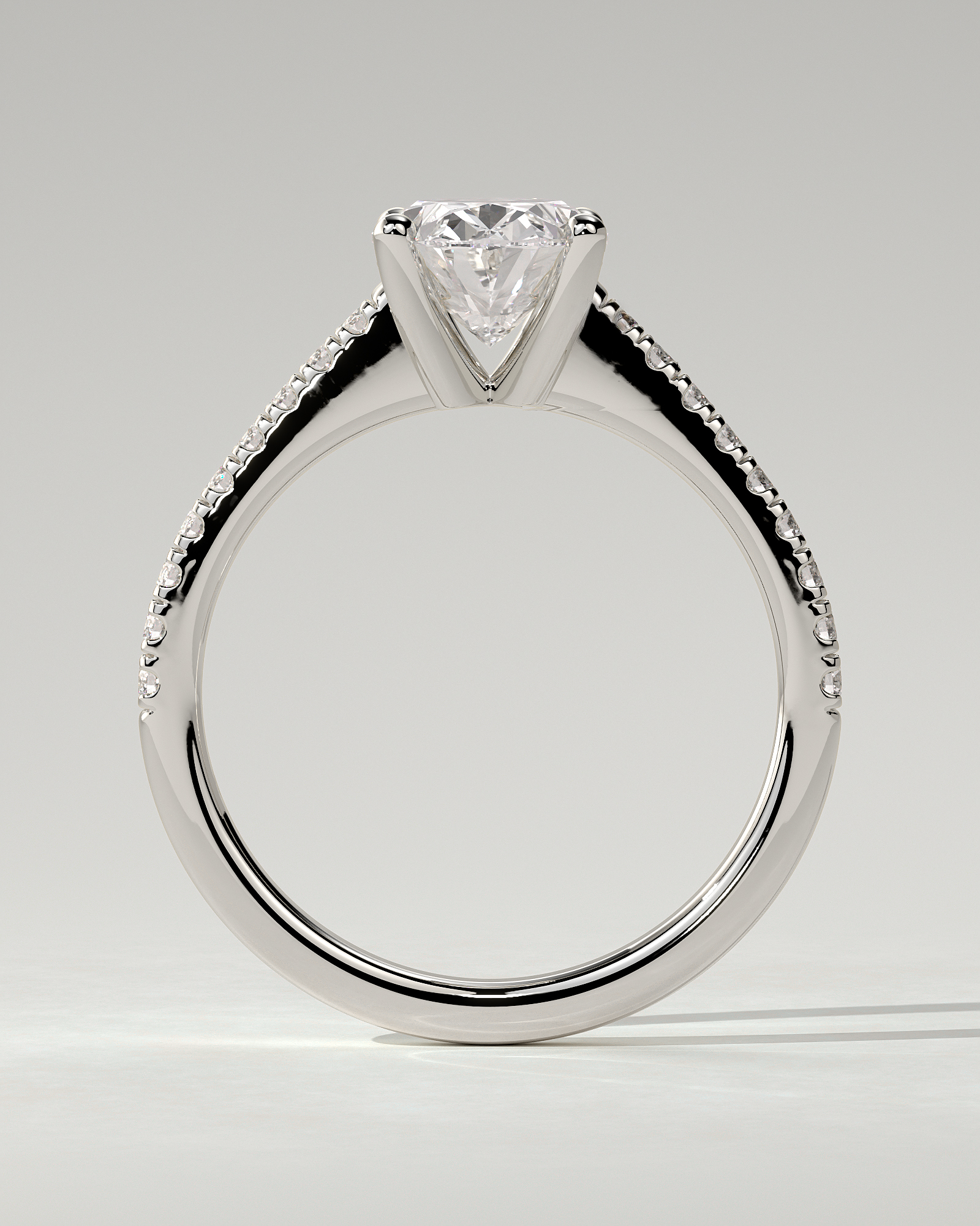 Eloise Solitaire Oval Ring