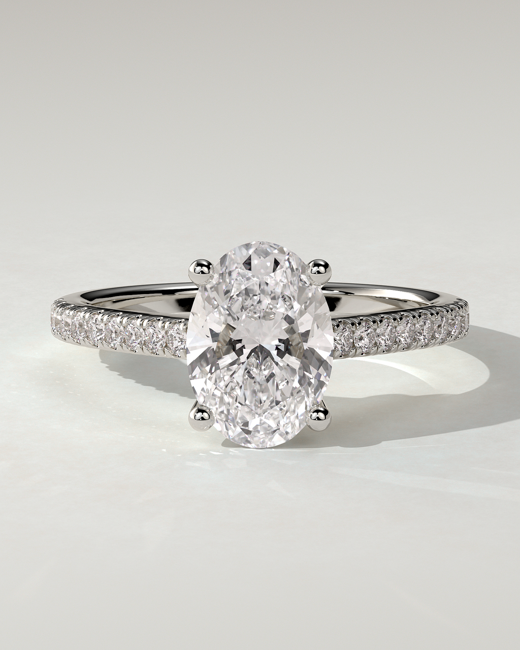 Eloise Solitaire Oval Ring
