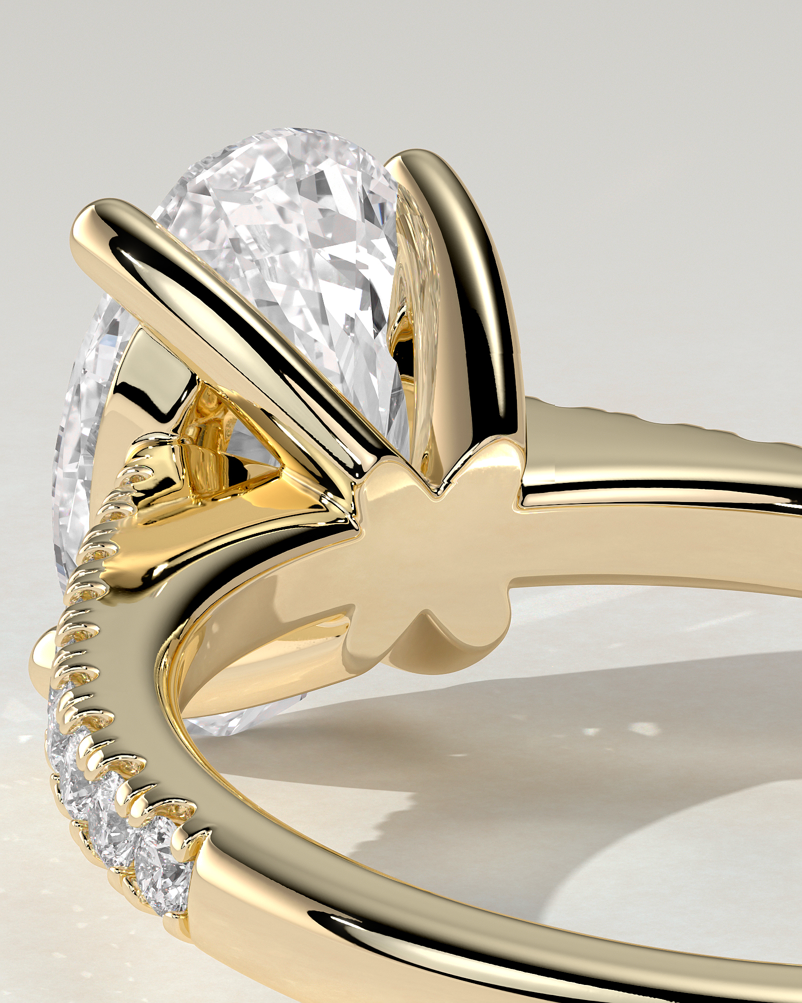 Eloise Solitaire Oval Ring