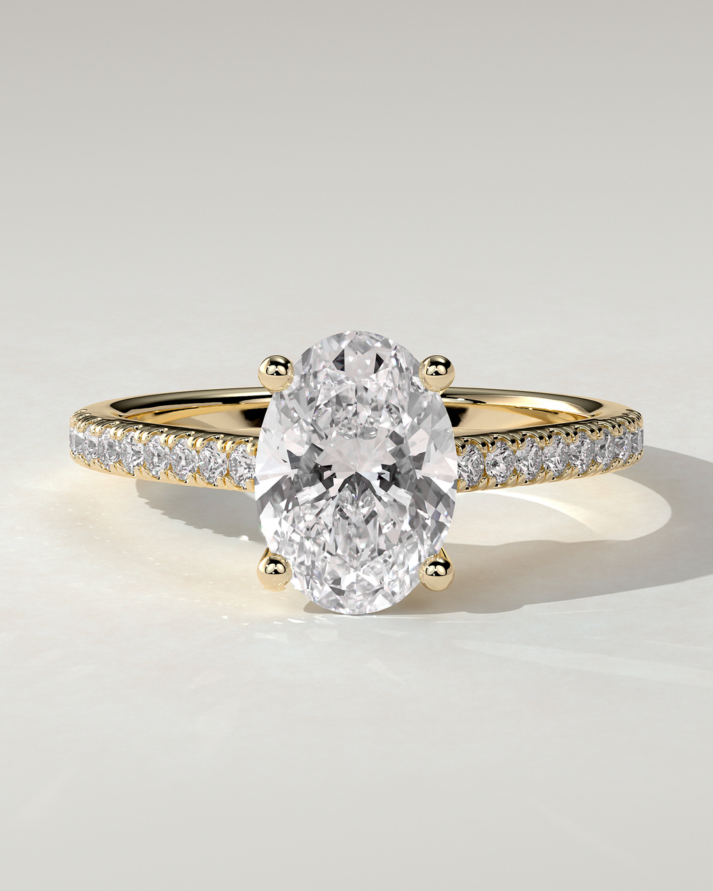 Eloise Solitaire Oval Ring