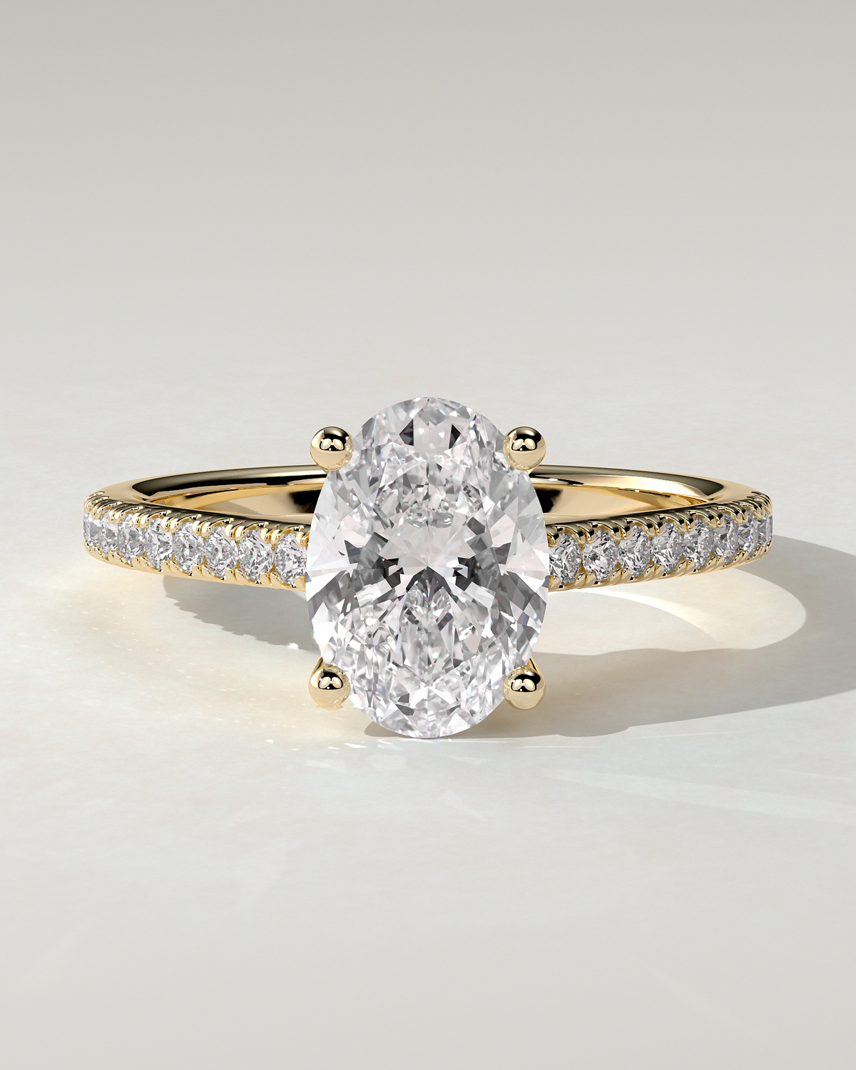 Eloise Solitaire Oval Ring