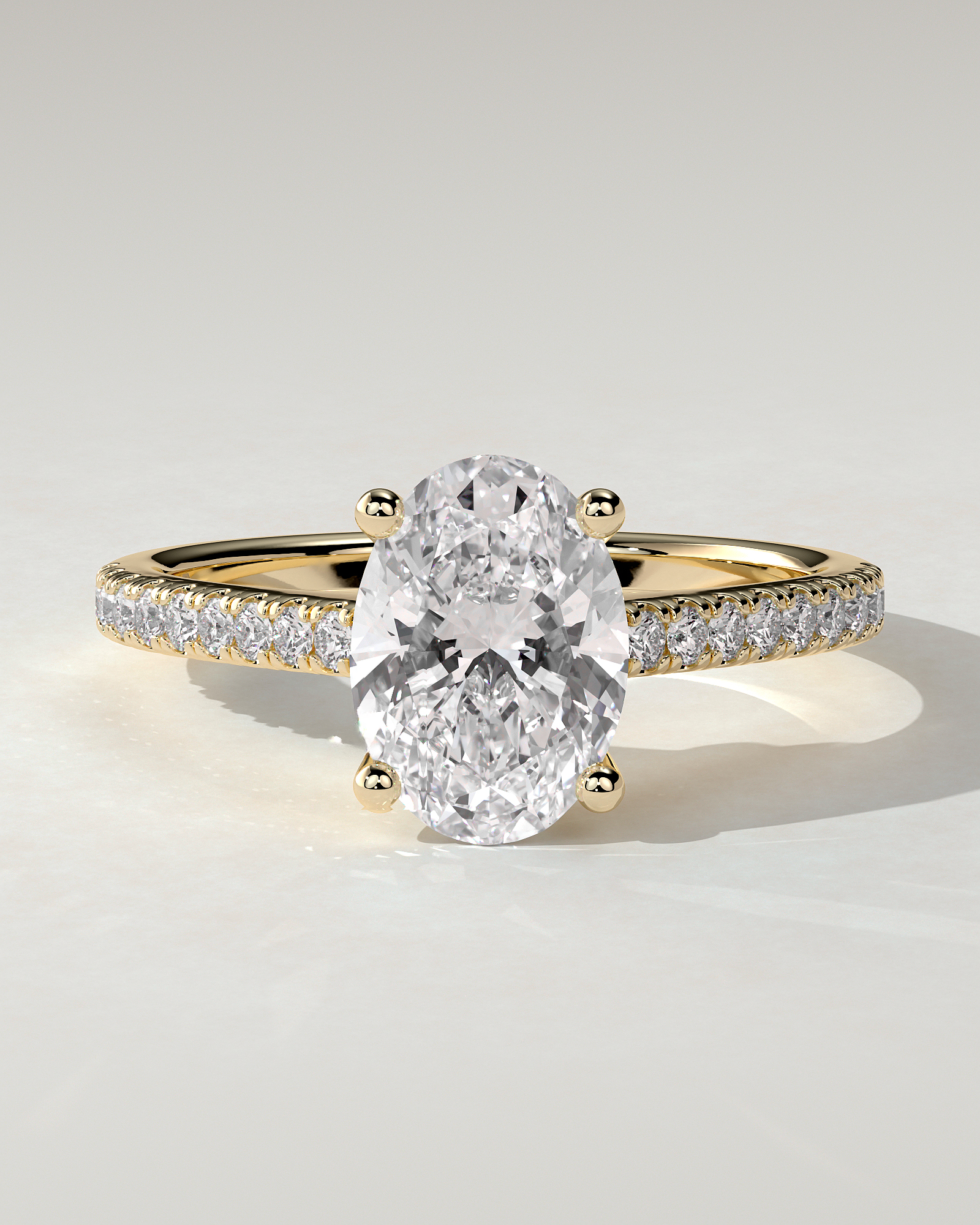 Eloise Solitaire Oval Ring