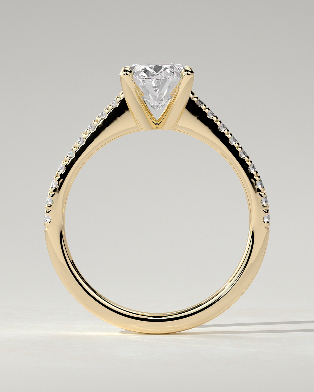 Eloise Solitaire Oval Ring