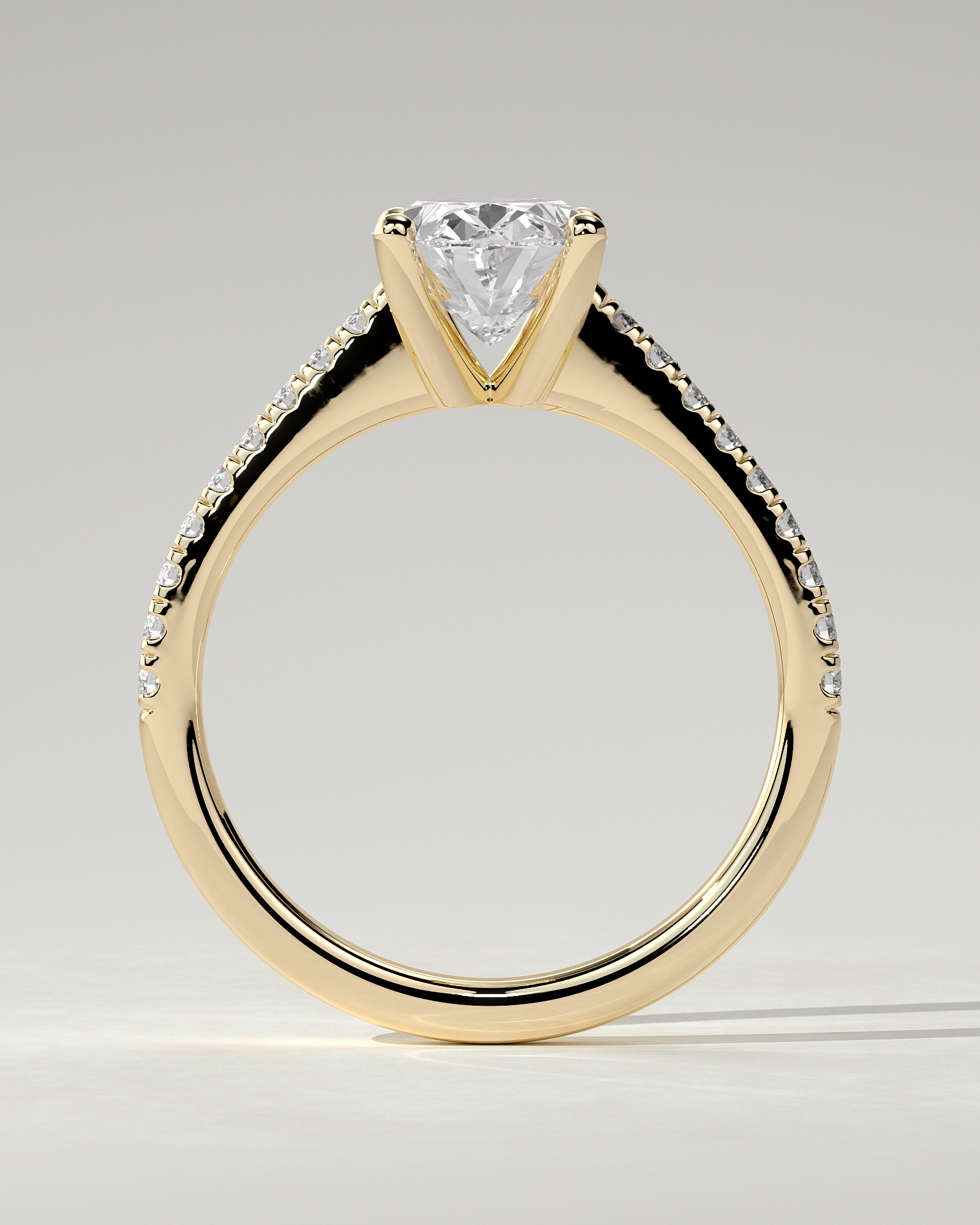 Eloise Solitaire Oval Ring