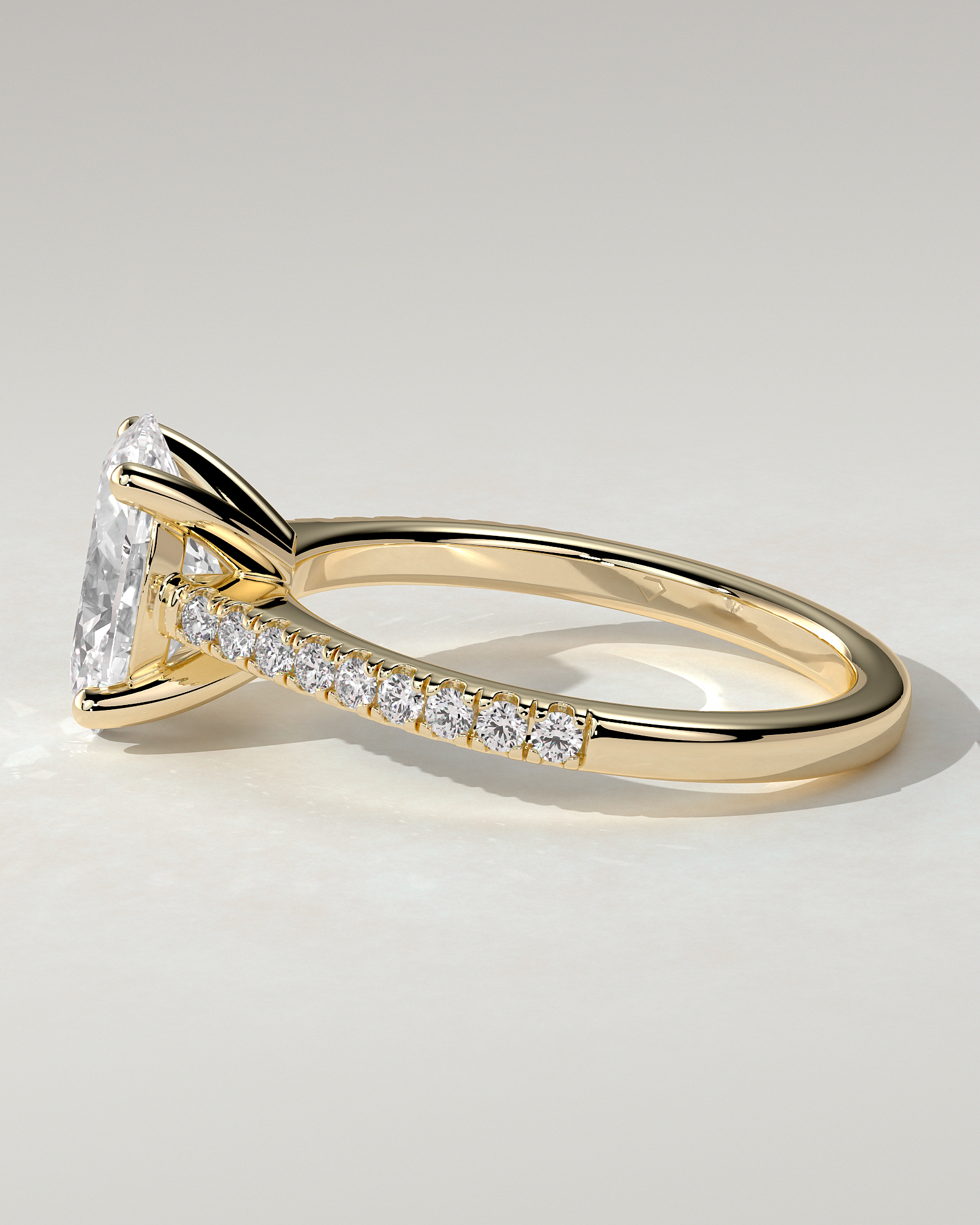 Eloise Solitaire Oval Ring