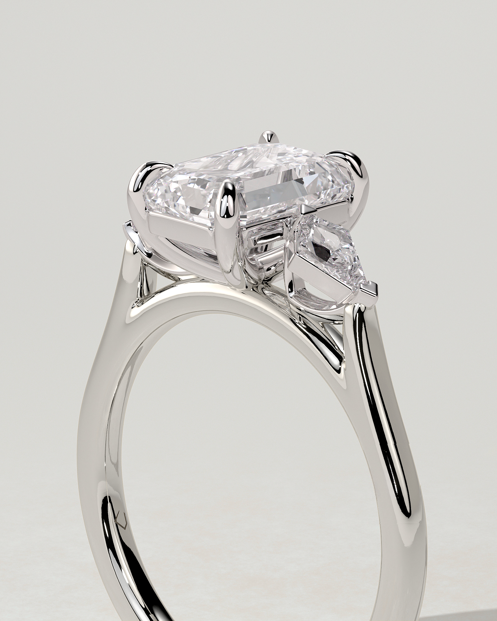 Elphie Trilogy Emerald Ring