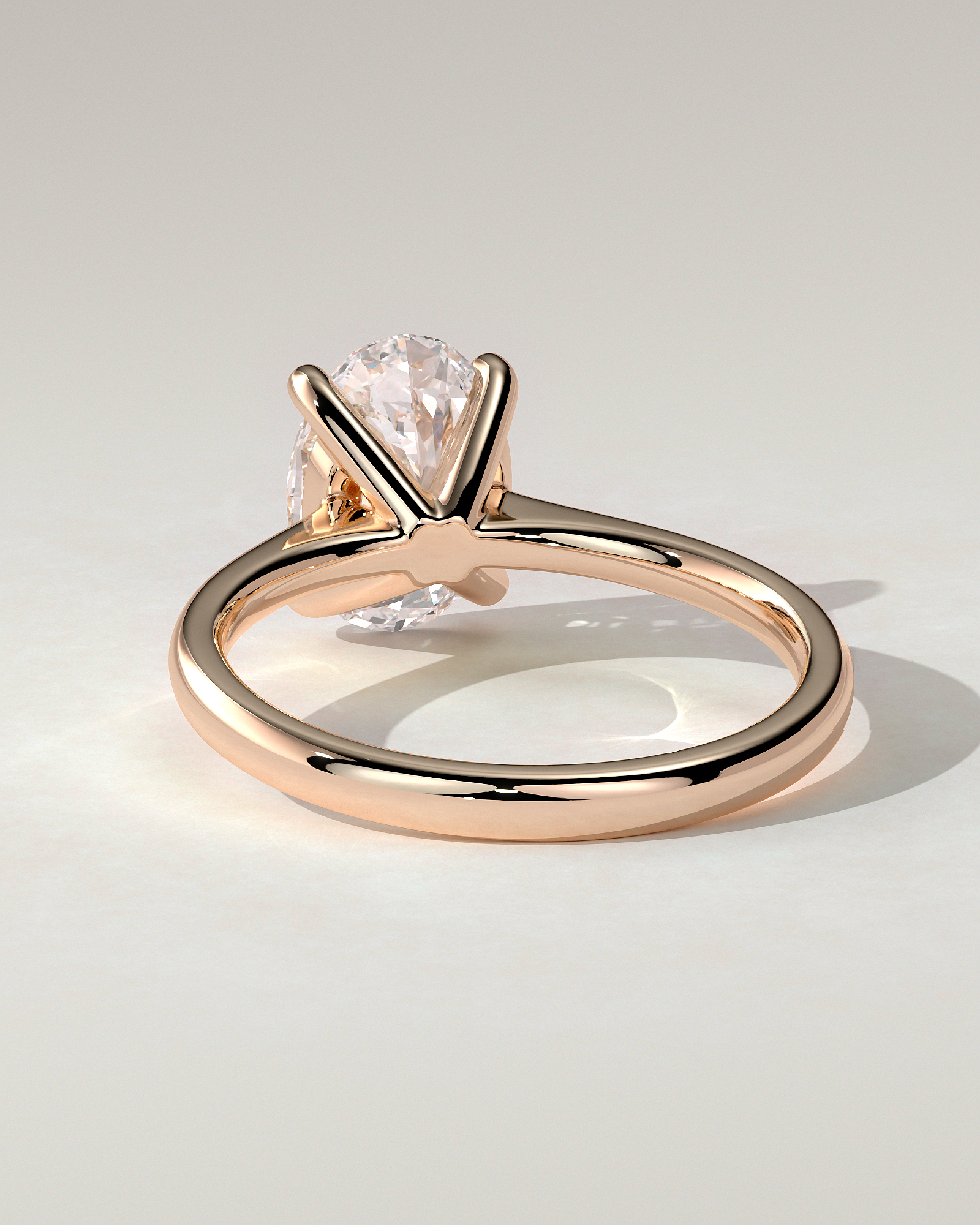 Emily Solitaire Oval Ring