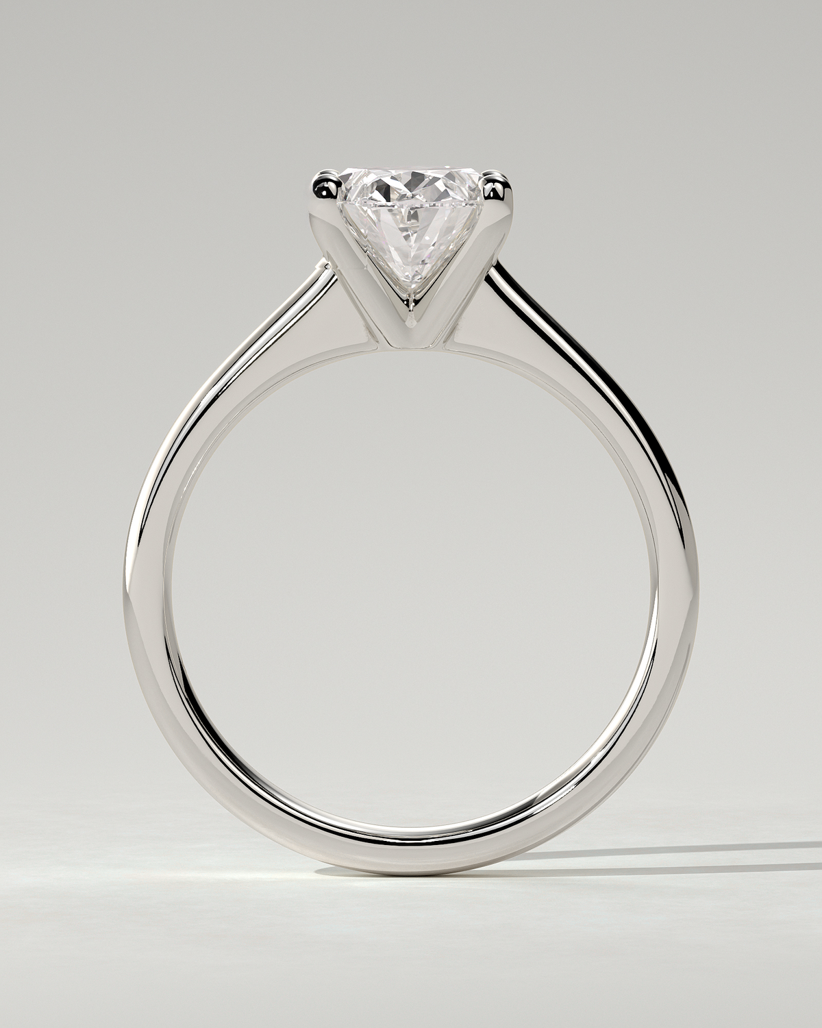 Emily Solitaire Oval Ring