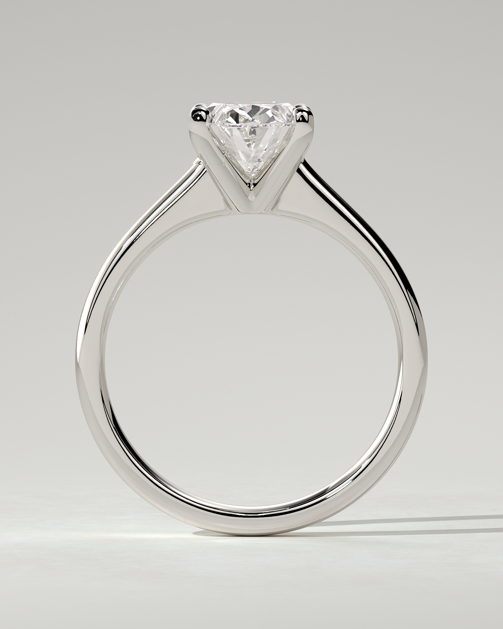 Emily Solitaire Oval Ring