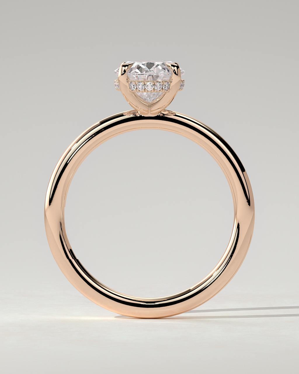 Emma Solitaire Oval Ring