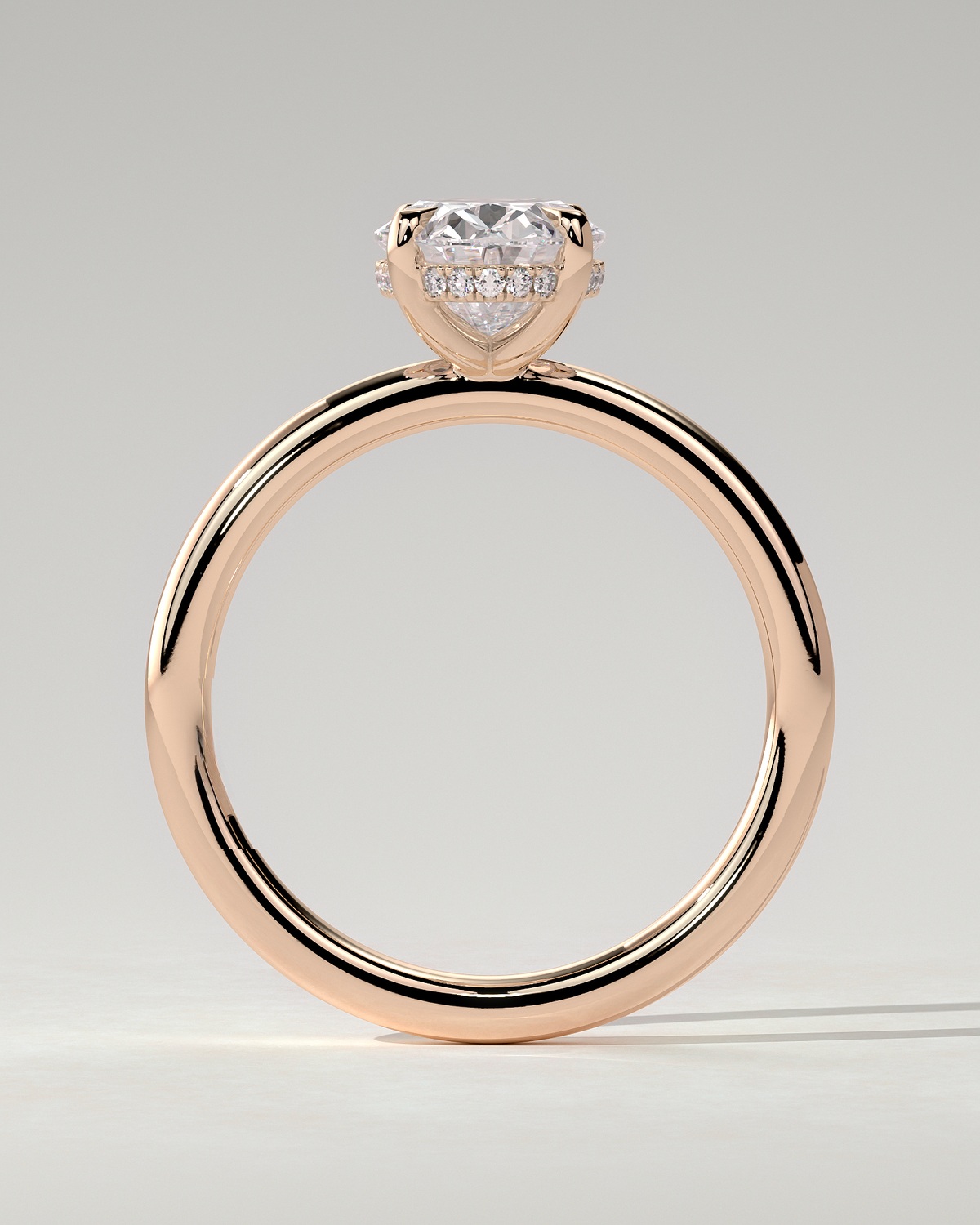 Emma Solitaire Oval Ring
